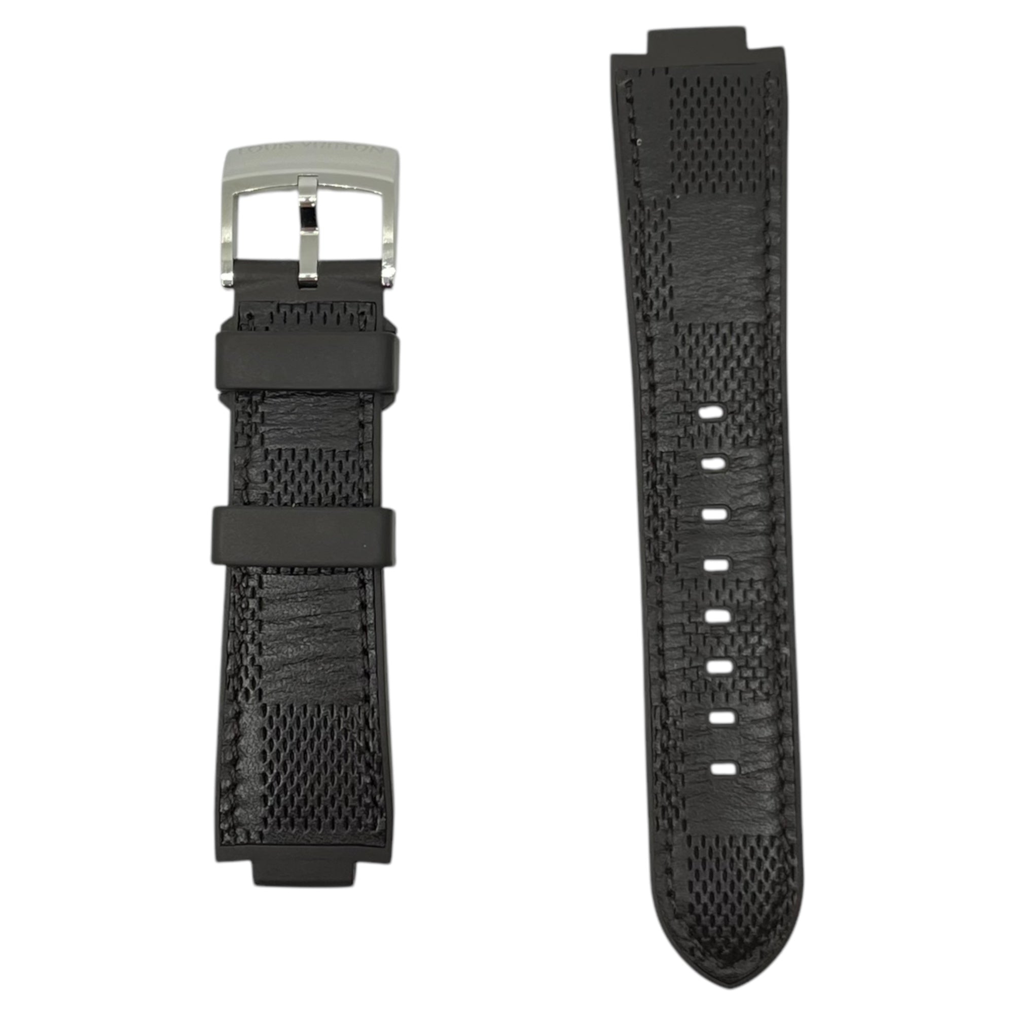 LOUIS VUITTON(ルイヴィトン) タンブール ダミエ・アンフィニ ストラップ L R15841 ブラウン SN1125 スマート ウォッチ 替え ベルト