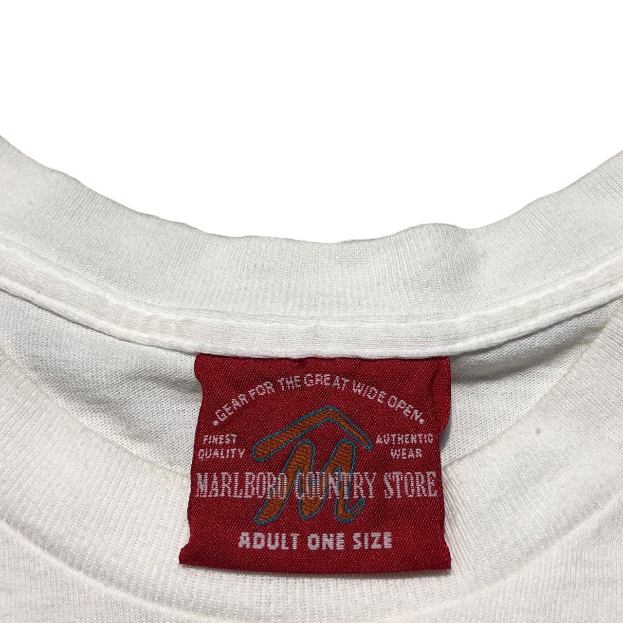 VINTAGE(ヴィンテージ) 90's MARLBORO "COUNTRY STORE" T-SHIRT マールボロ カントリーストア Tシャツ 企業 FREE SIZE(XL程度) ホワイト
