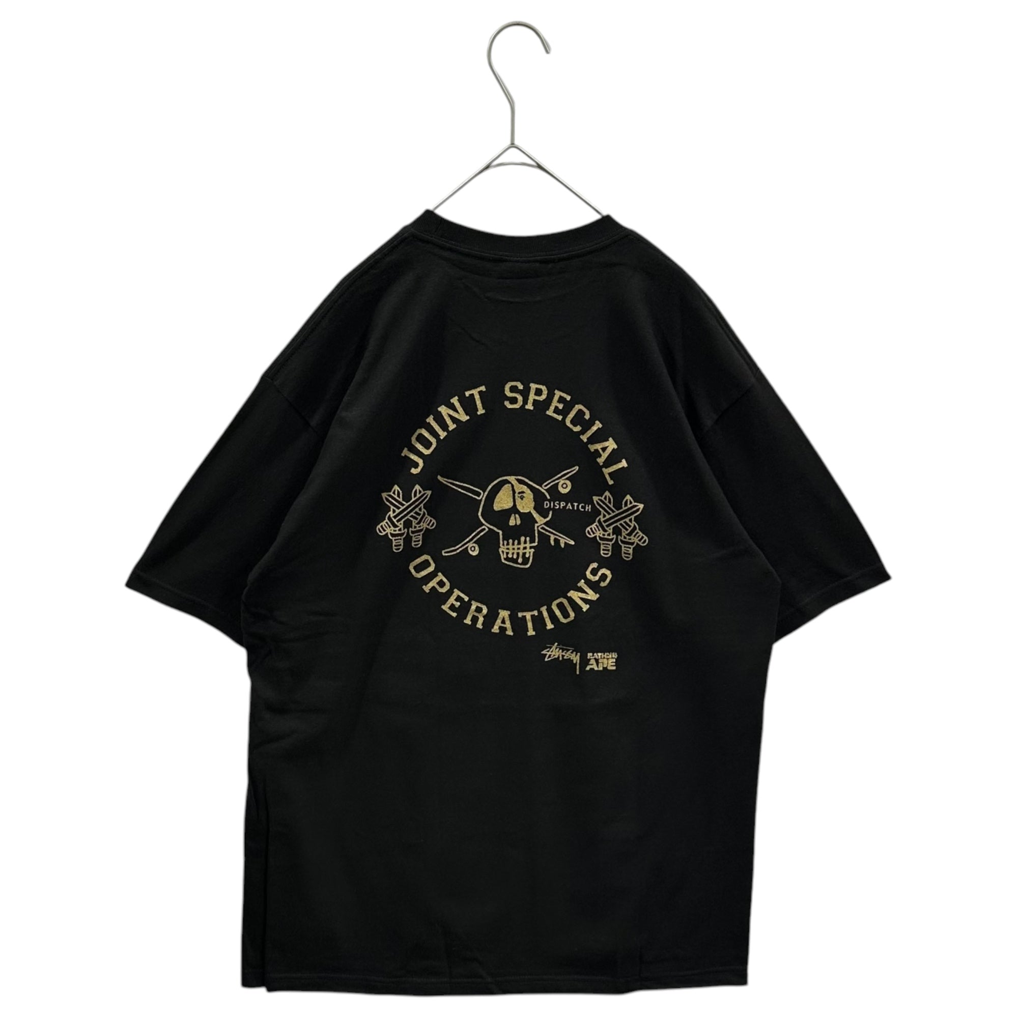 STUSSY×A BATHING APE(ステューシー×アベイシングエイプ) 2010's 30th Anniversary Tee 30周年記念 Tシャツ M ブラック ロゴ