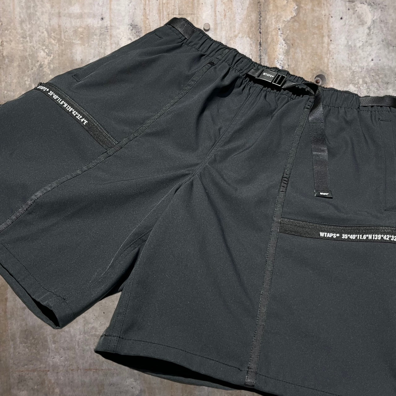 WTAPS(ダブルタップス) 23ss SPSS2001 / SHORTS / POLY. TWILL/ハーフパンツ/ショートパンツ 231BRDT-PTM09 X 03 ブラック