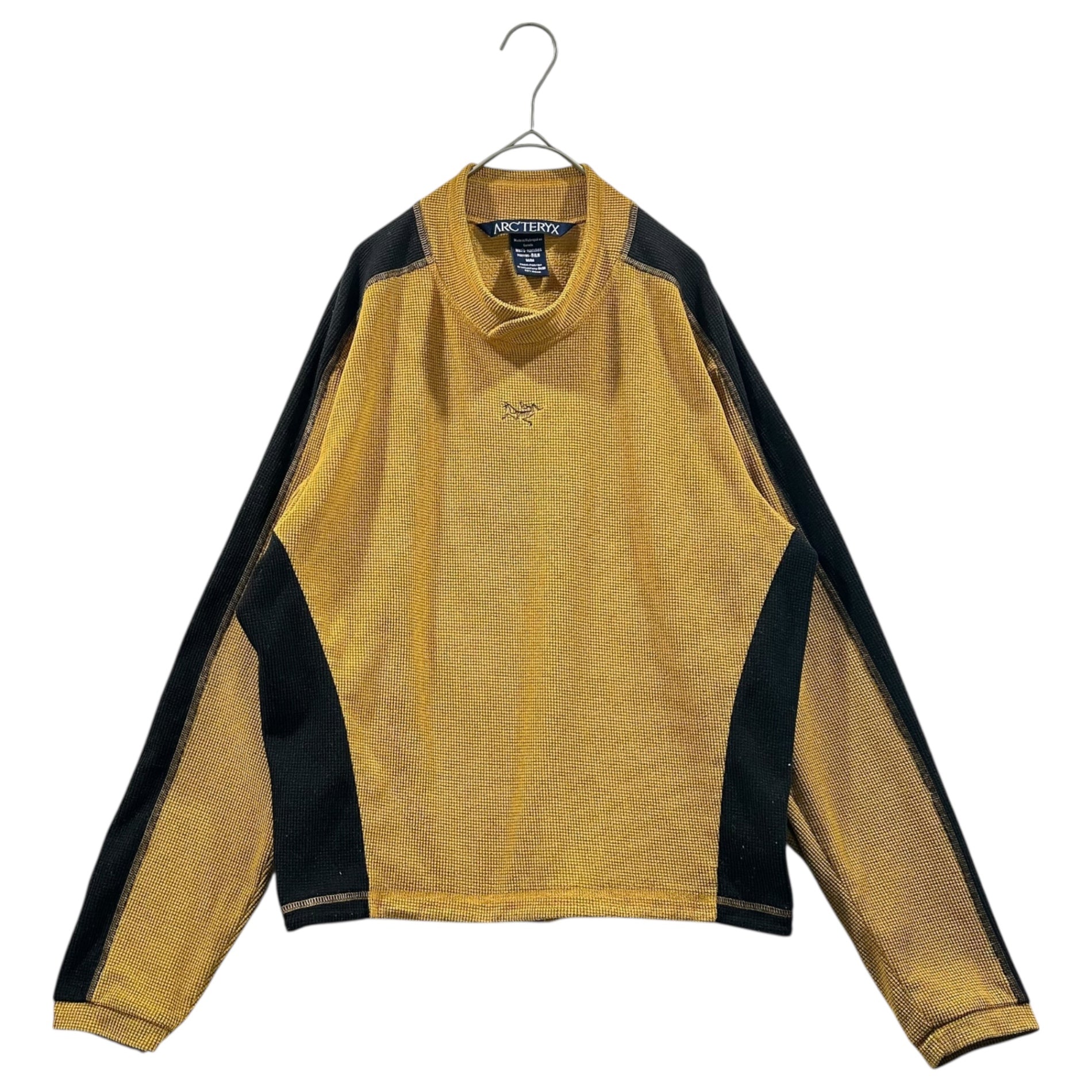 ARC'TERYX(アークテリクス) 00's DELTA LT JERSEY FLEECE デルタ LT ジャージーフリース M イエロー×ブラック 長袖 カットソー