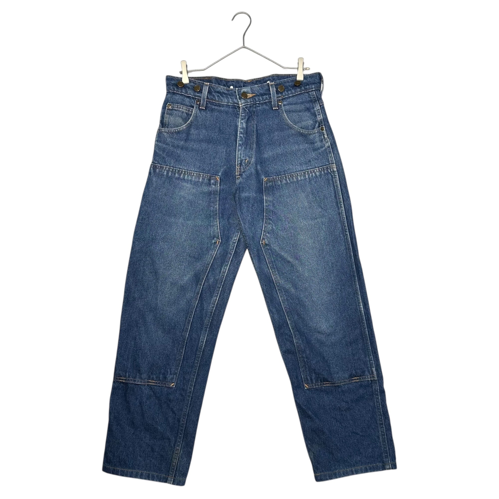 PRISON BLUES(プリズンブルース) USA made Double Knee Painter Denim Pants ダブルニー ペインター デニム パンツ 97675 W32L32 インディゴ ワーク テーパード PRSN BLU