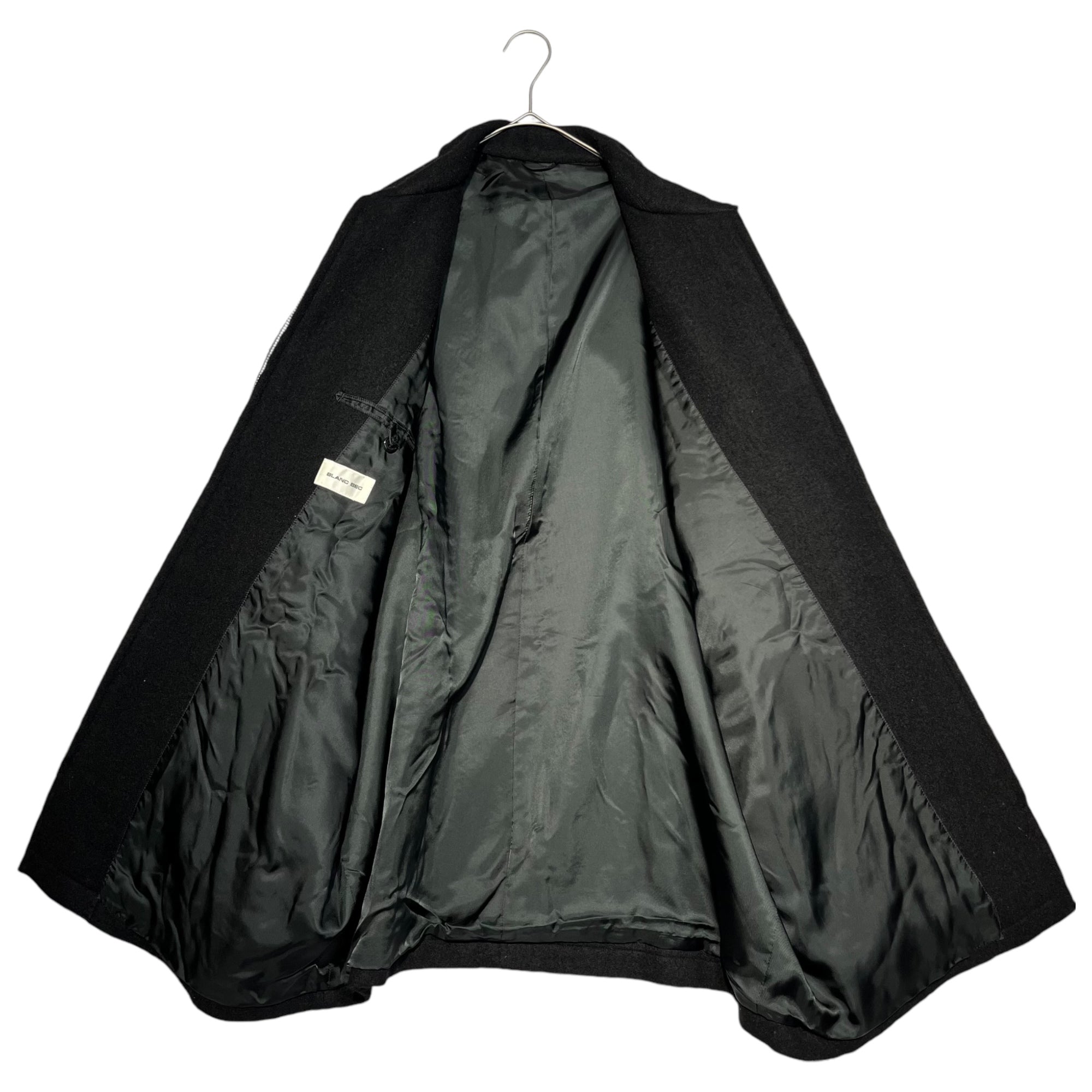 USED(ユーズド) OLD Center check line wool blouson オールド センター チェックライン チェック ブルゾン L ブラック×レッド BLANC BEC