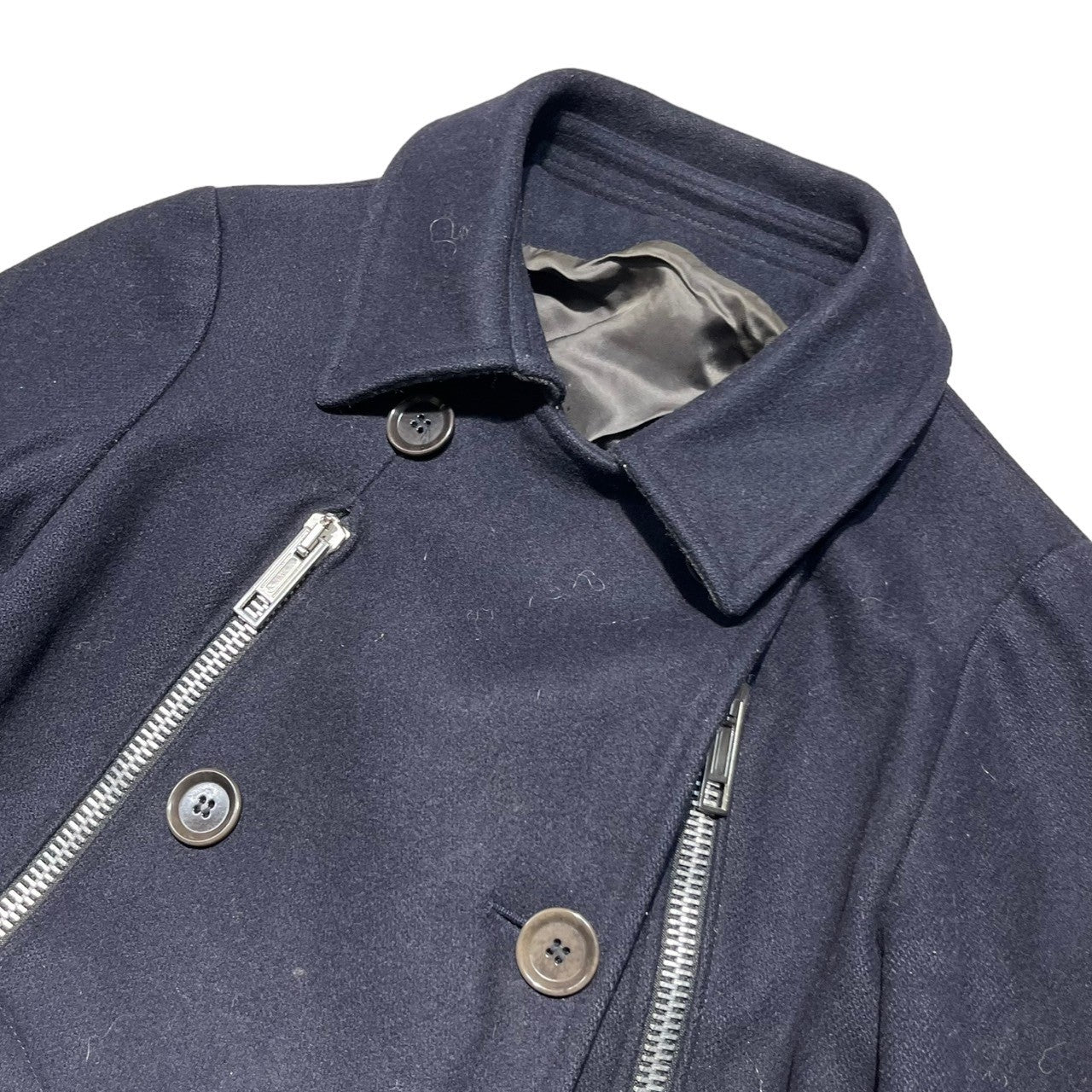 GOLDEN GOOSE(ゴールデングース) Figure eight melton pea coat 八の字 メルトン ピーコート Pコート SIZE XXS ネイビー