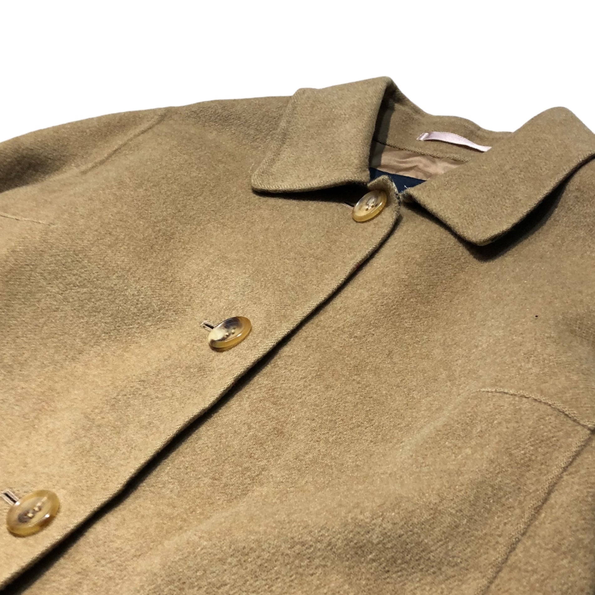 BURBERRY LONDON(バーバリーロンドン) cashmere wool jacket カシミヤ ウール ジャケット FN055-051-50 40(L程度) ベージュ ステンカラー コート ノバチェック