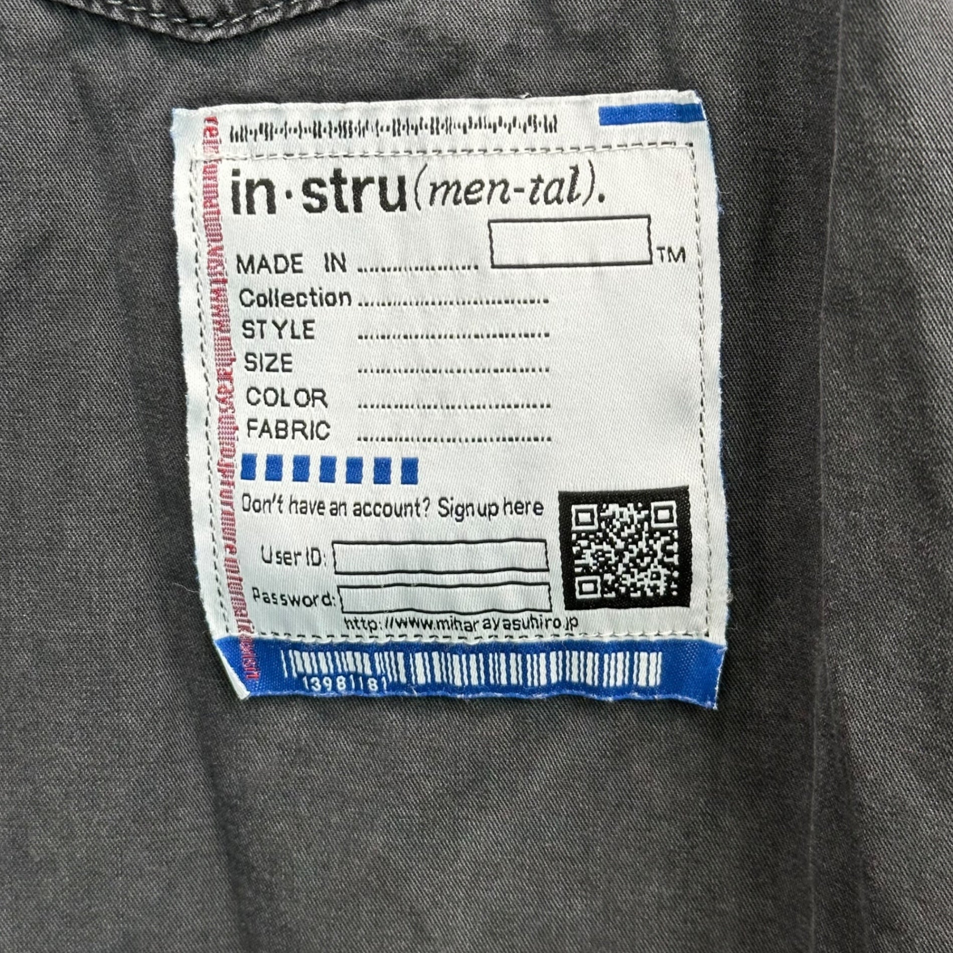 Maison MIHARA YASUHIRO(メゾンミハラヤスヒロ) Tencel Denim Pants テンセル パンツ ワイド イージー I10PT011 48(L~XL程度) ブラック in・stru(men-tal). Maison MIHARA YASUHIRO インストルメンタル USED加工