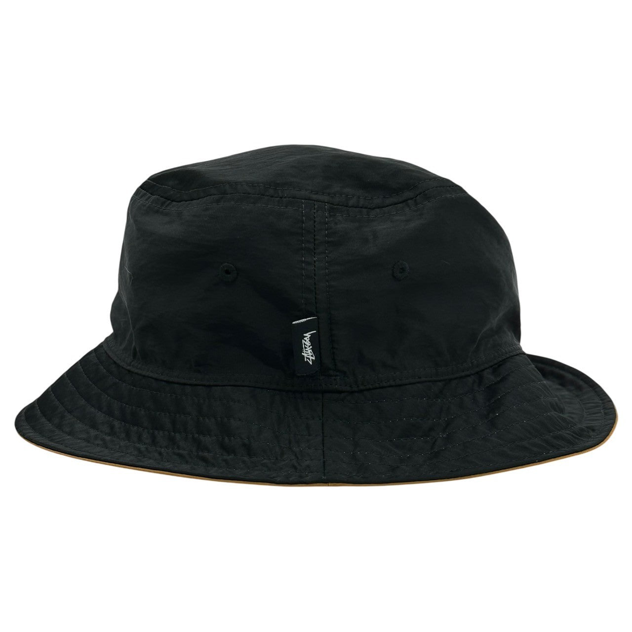 STUSSY(ステューシー) Nylon Reversible Bucket Hat ナイロン リバーシブル バケット ハット ブラウン×ブラウン