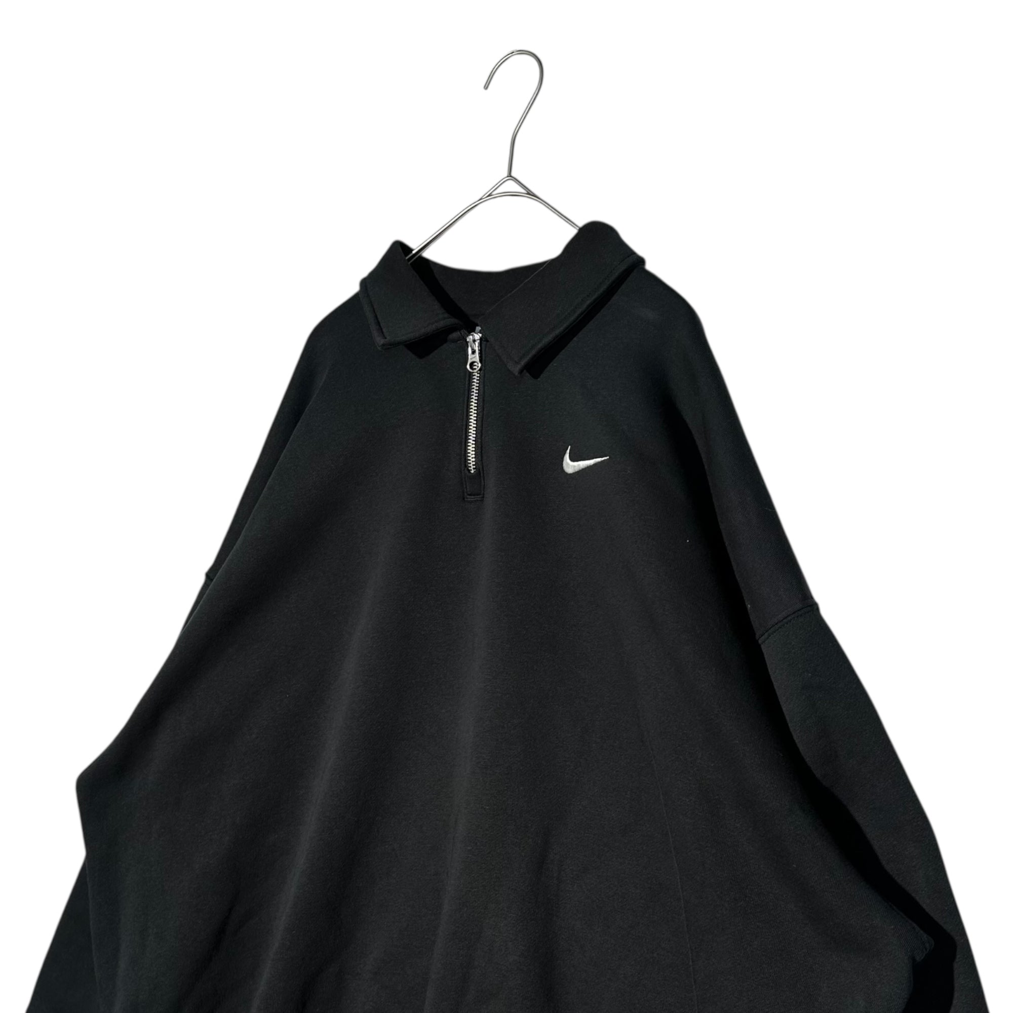 NIKE(ナイキ) スポーツウェア フェニックス フリース ウィメンズ オーバーサイズド 1/4ジップ ポロ FZ3208-010 M ブラック スウェット