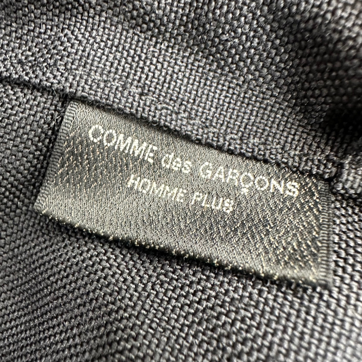 COMME des GARCONS HOMME PLUS(コムデギャルソンオムプリュス) Backpack (S) バックパック PZ-K202 ブラック リュックサック デイパック リュック 定番