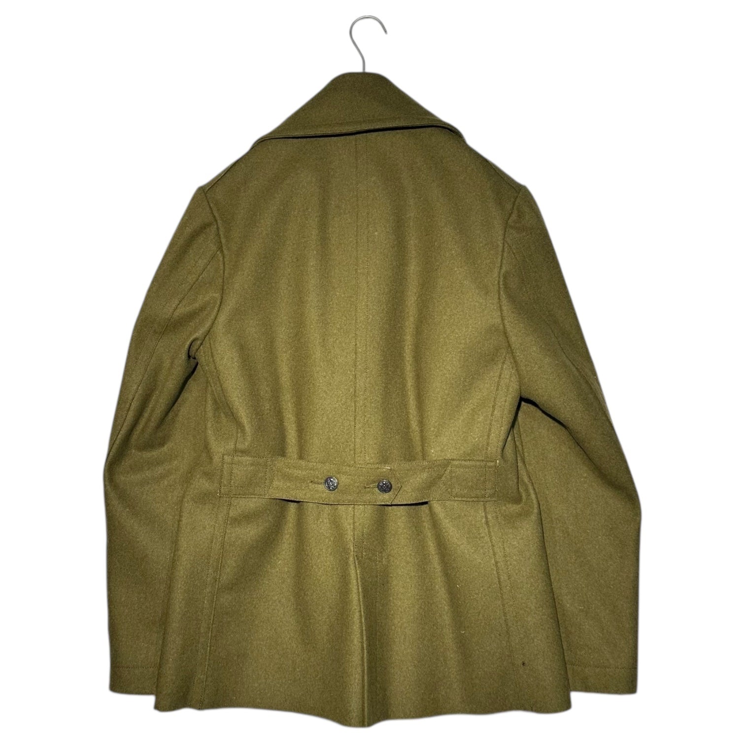 RALPH LAUREN RUGBY(ラルフローレンラグビー) Wappen Wool Melton P Coat ワッペン ウール メルトン P コート M カーキ KING’S OWN