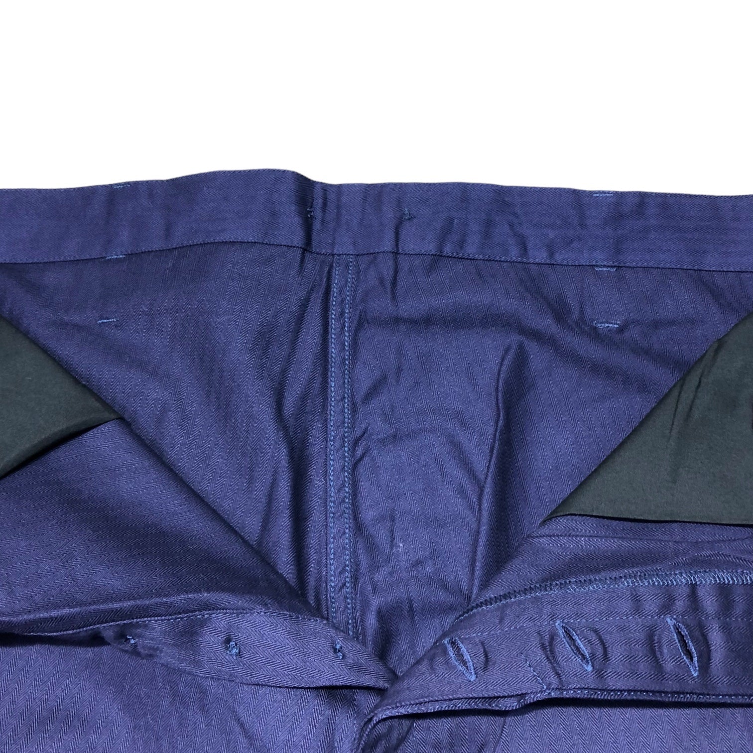 German Army(ドイツ軍) herringbone twill military trousers 8415-12-121-4474 50 ネイビー ミリタリー 軍物