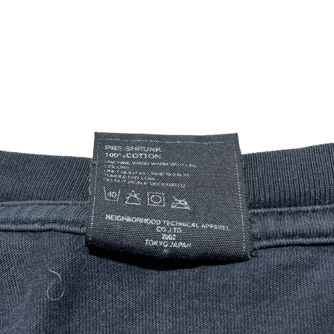 NEIGHBORHOOD(ネイバーフッド) 04SS sleeve print long sleeve t-shirt 袖プリント 長袖 Tシャツ M ブラック