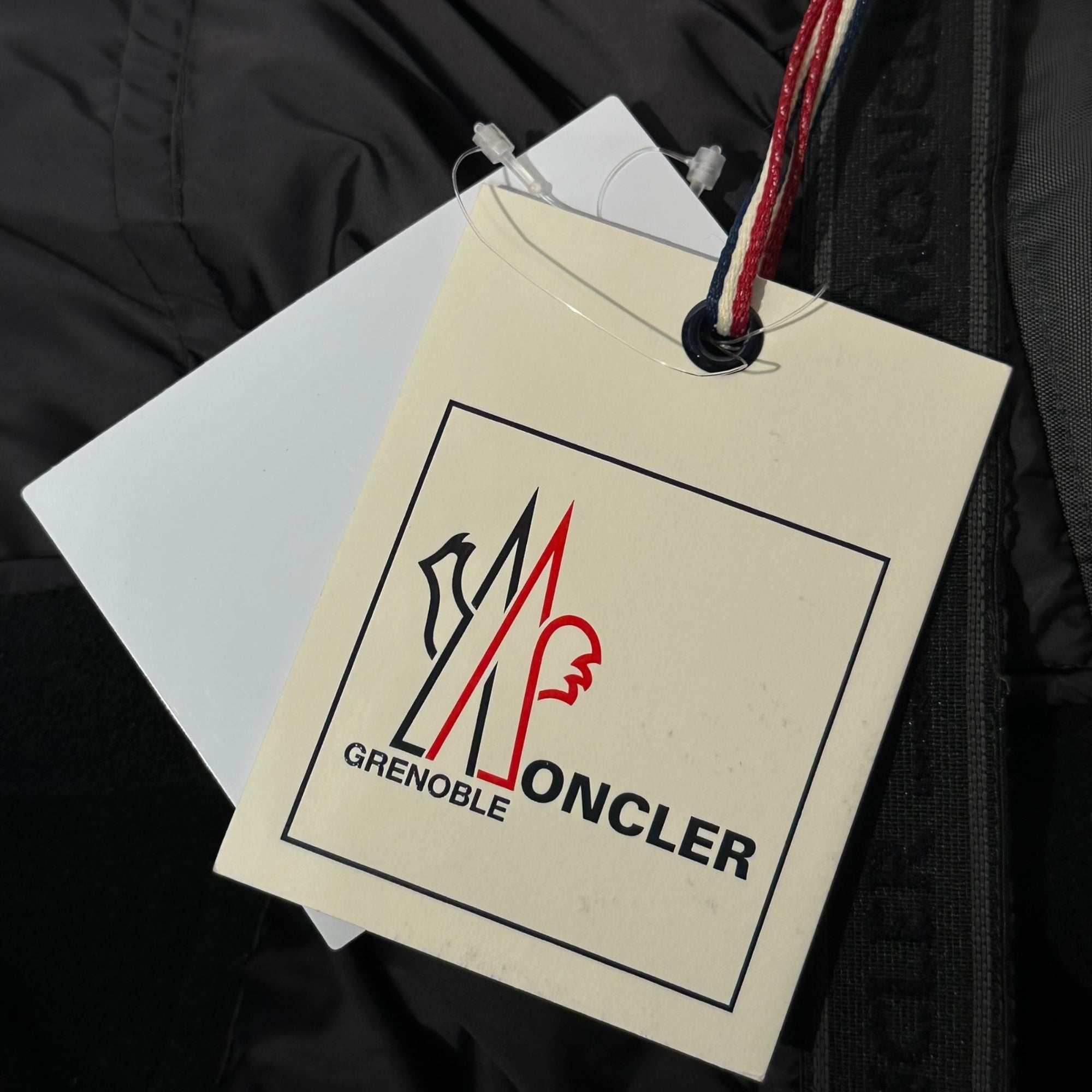 MONCLER(モンクレール) Grenoble Romerstein Men Hooded グルノーブル ウール ナイロン フーデット ジャケット 320974107485 1(S程度) オリーブ×グレー フリース ニット モンクレールジャパン