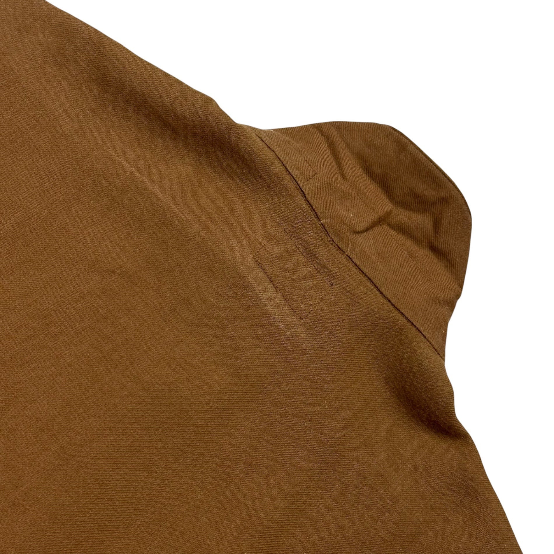 im ISSEY MIYAKE(イッセイミヤケ) 1990's " TESSUTO IN TALIA" Co/Wo L/S Shirt コットン ウール シャツ 166005-C S ブラウン 90年代 ハミルトン社