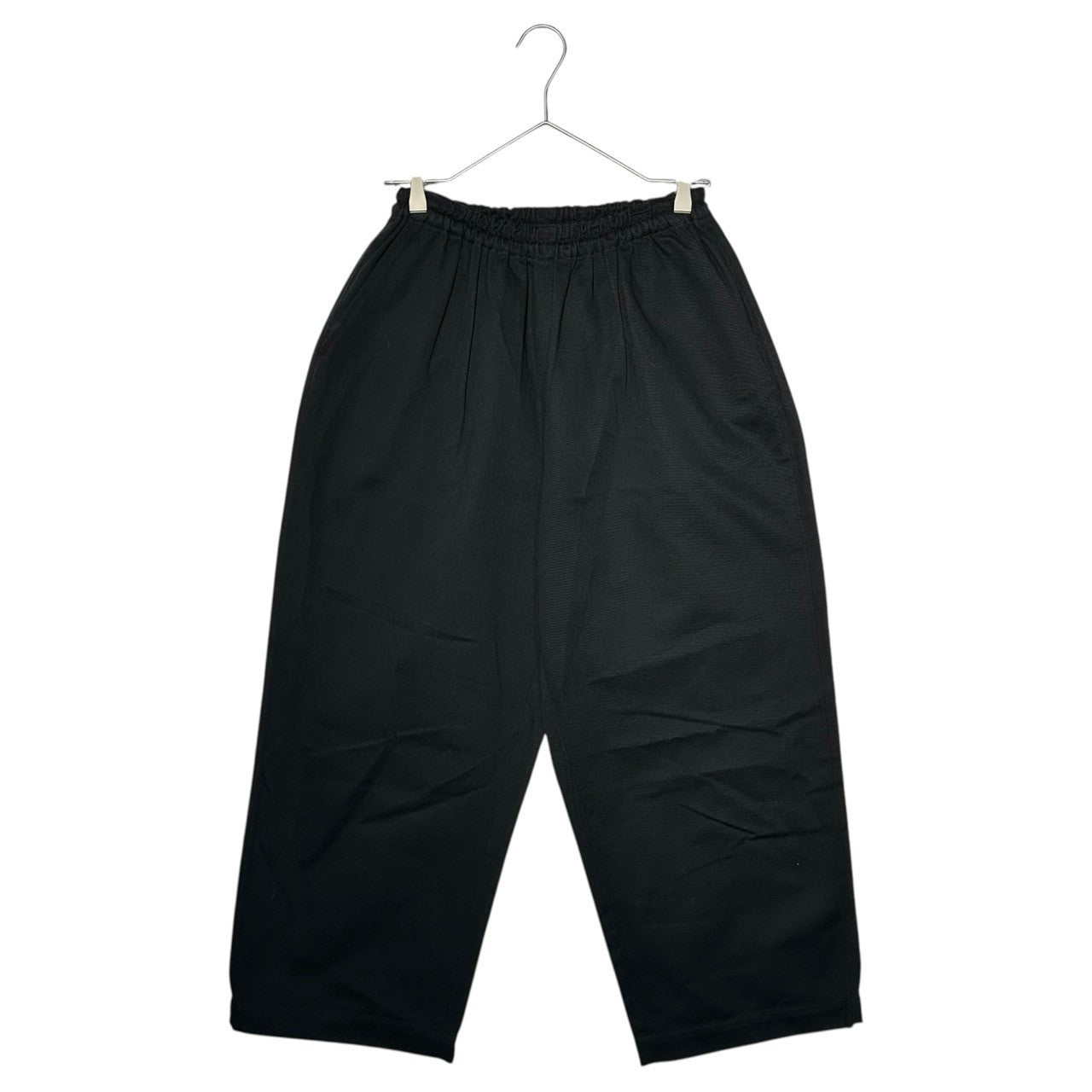 tricot COMME des GARCONS(トリココムデギャルソン) 07SS Wide-Leg Gathered Waist Cotton Pants ウエスト ギャザー コットン ワイド パンツ TS-P020 表記無(S程度) ブラック AD2006