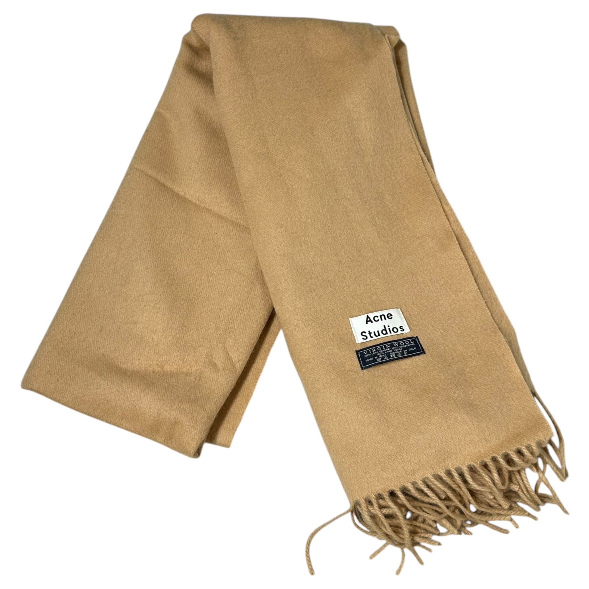 Acne Studios(アクネストゥディオズ) Large Virgin Wool Scarf 大判 ヴァージン ウール マフラー ベージュ