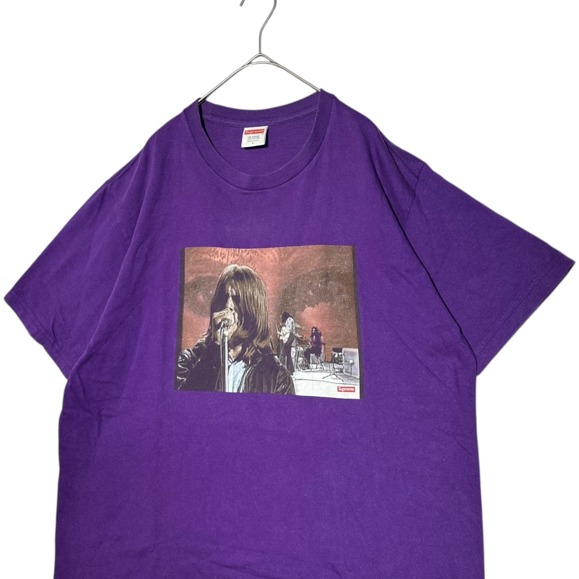 SUPREME(シュプリーム) 16SS Black Sabbath Paranoid Tee ブラック サバス パラノイド Tシャツ L パープル