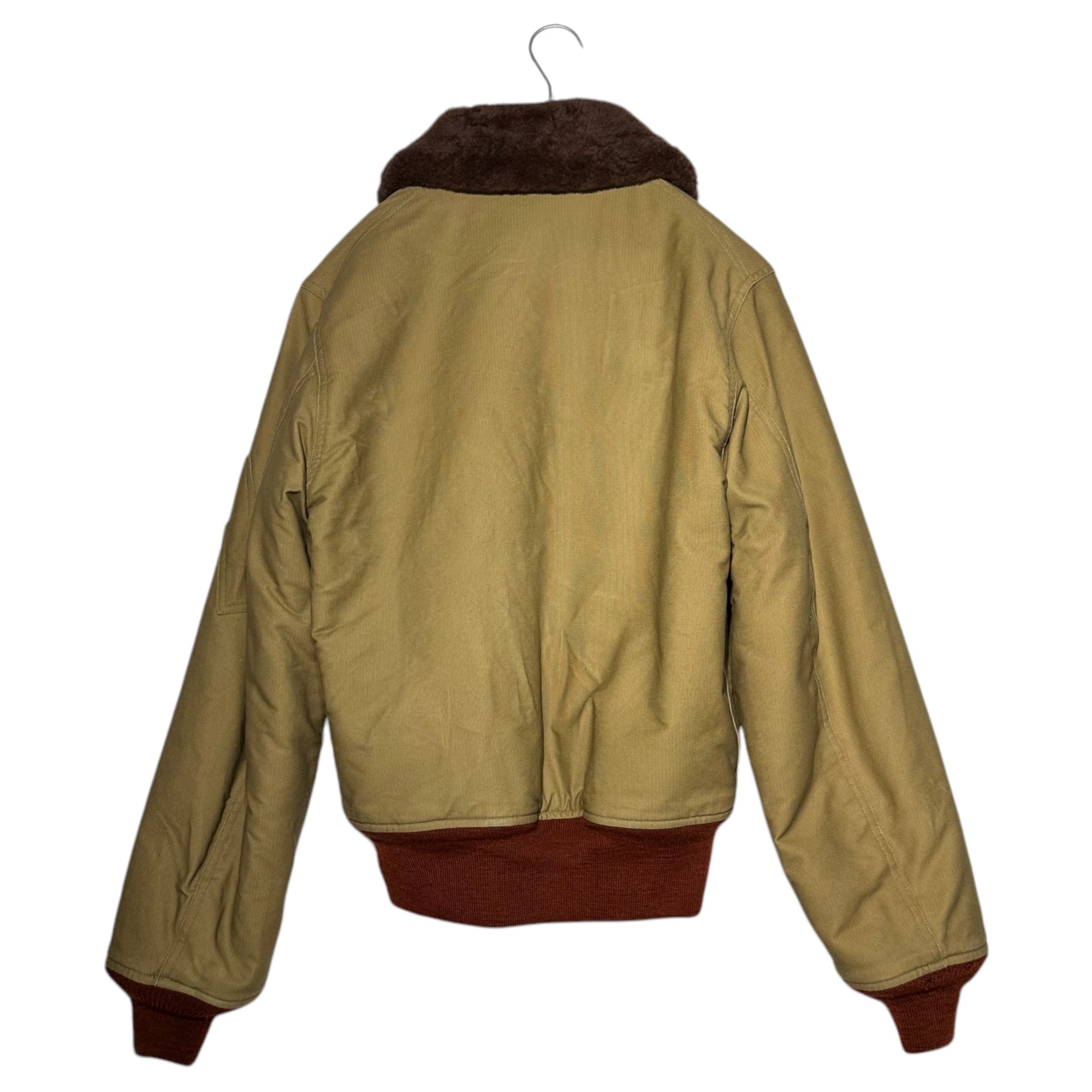 BUZZ RICKSON’S(バズリクソンズ) colvinex B-15 flight jacket フライト ジャケット 民間モデル US-ARMY CONT NO:W33-038AC-2943 SPEC:3220 38(M程度) ブラウン 型番:BR14144