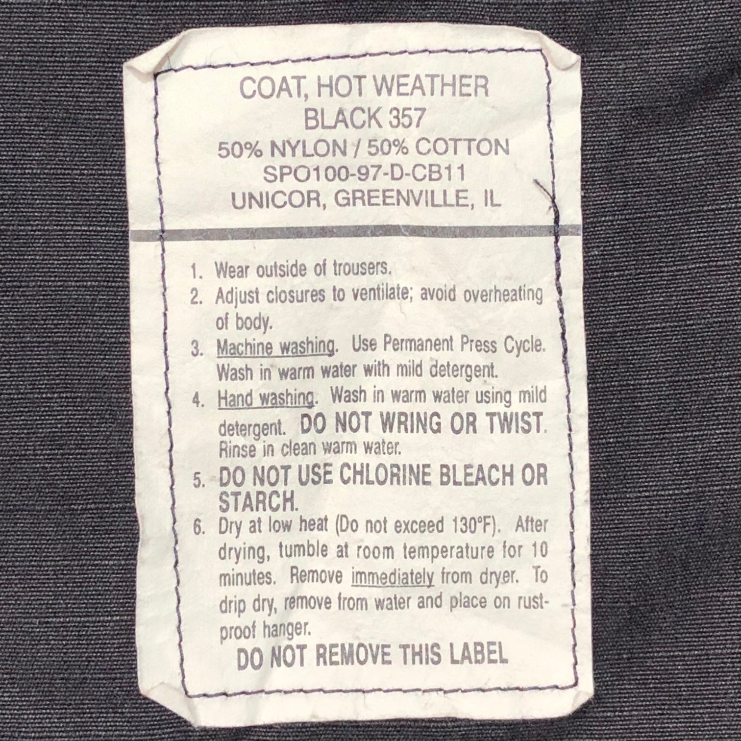 US.ARMY(アメリカ軍) 90's BDU JACKET ミリタリー フィールド ジャケット 8415-01-422-1990 SMALL-REGULAR ブラック