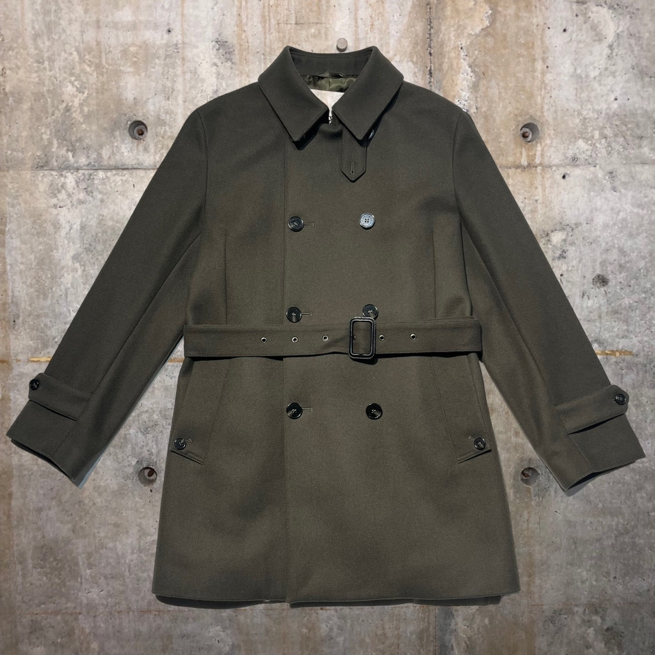 MACKINTOSH(マッキントッシュ) メルトンショートトレンチコート/FETLAR GM-1014F 38(Mサイズ程度) オリーブ 完売品