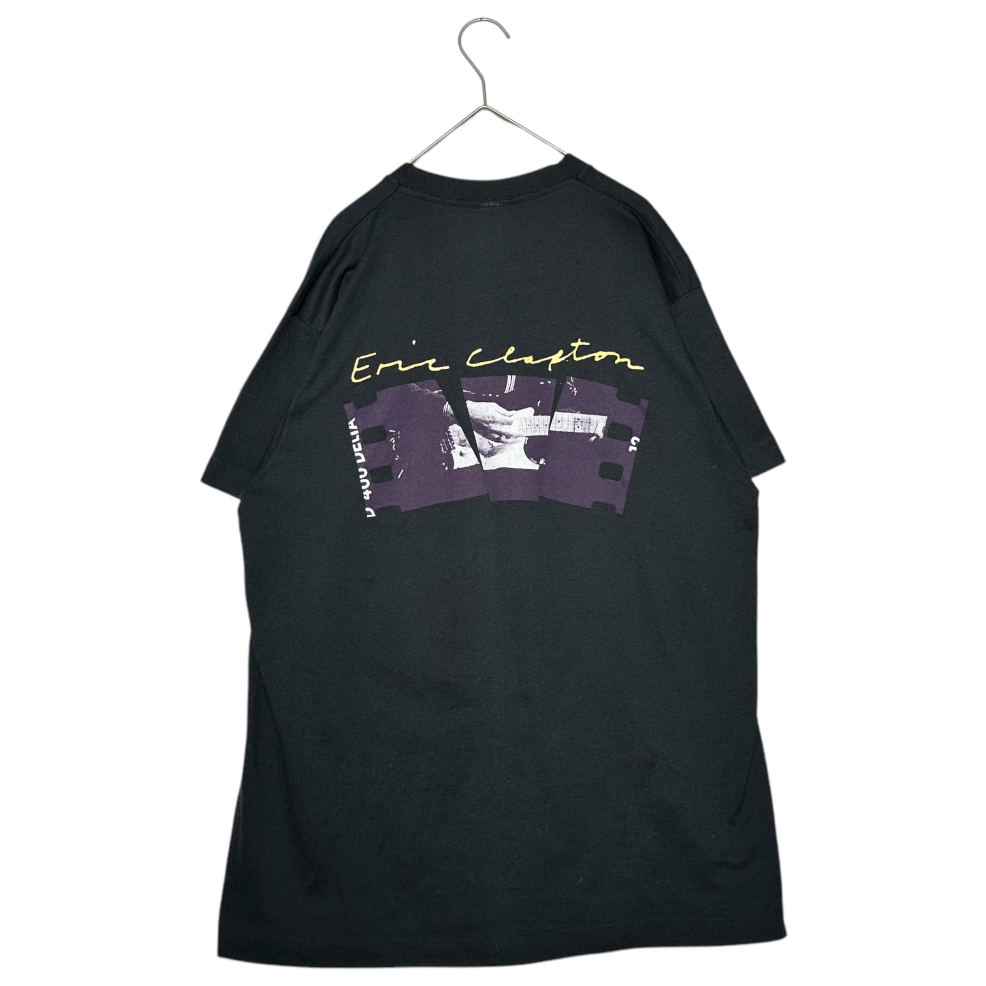 SCREEN STARS(スクリーンスターズ) ©1992 ERIC CLAPTON VINTAGE TEE エリック クランプトン ヴィンテージ Tシャツ L ブラック 90s 90年代 古着 USA製
