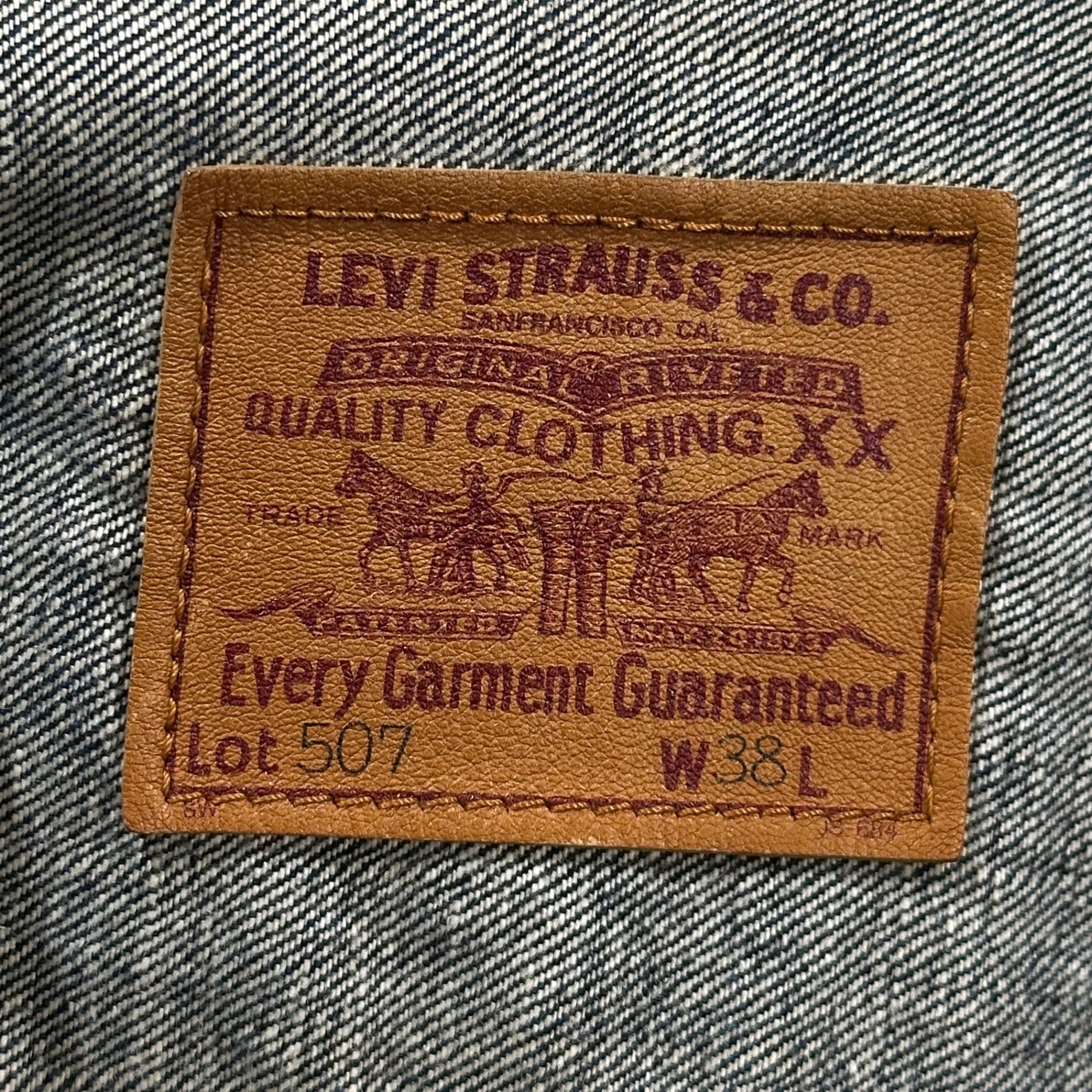 Levi's(リーバイス) 90's 71507XX 2nd Type Denim Tracker Jacket セカンド デニム トラッカー ジャケット 71507-XX 38 インディゴ 90年代 1998年2月製造 ヴィンテージ