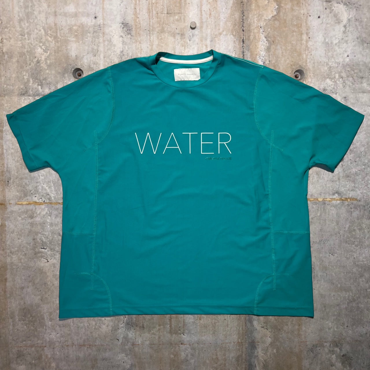 FUMITO GANRYU(フミトガンリュウ) 19SS"WATER"プリントTシャツ Fu1-Cu-12 2(Mサイズ程度) グリーン