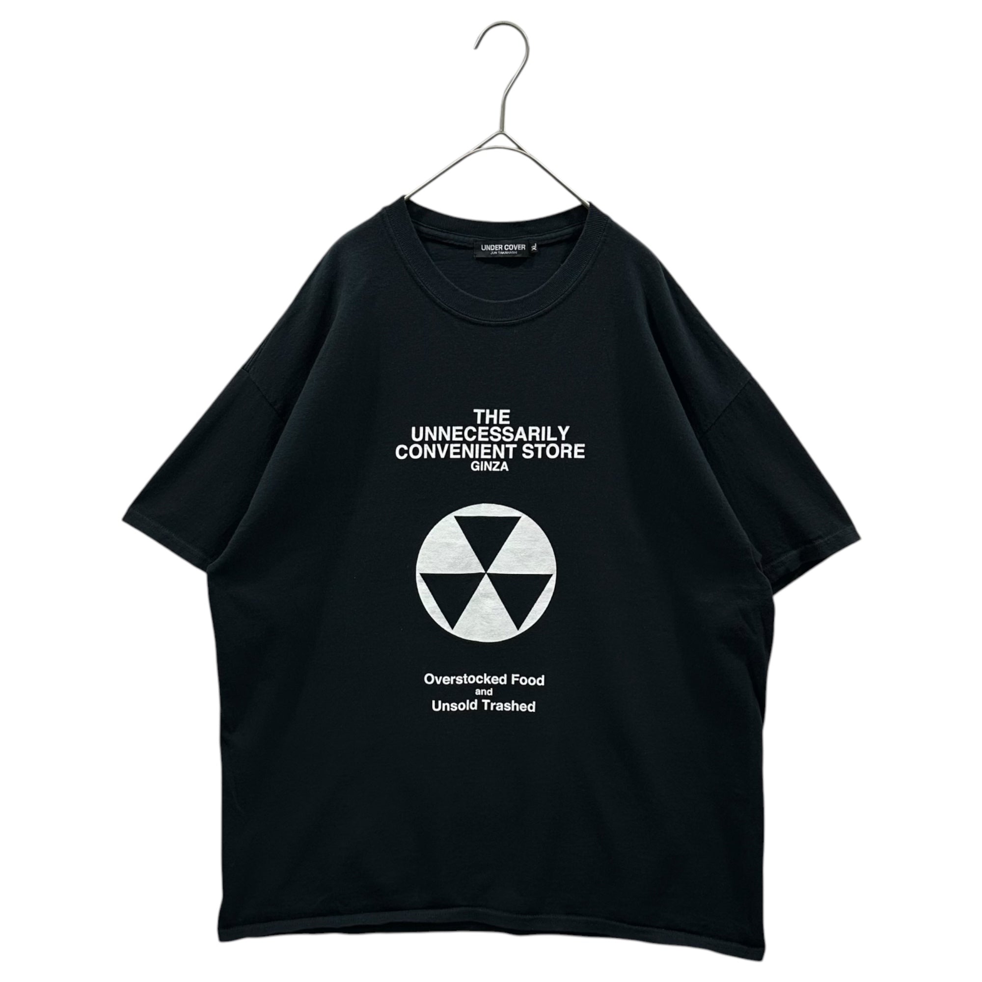 UNDERCOVER×THE CONVENI(アンダーカバー×ザコンビニ) MADSTORE OVERSTOCKED FOOD and UNSOLD TRASHED TEE マッドストア Tシャツ XL ブラック コラボ