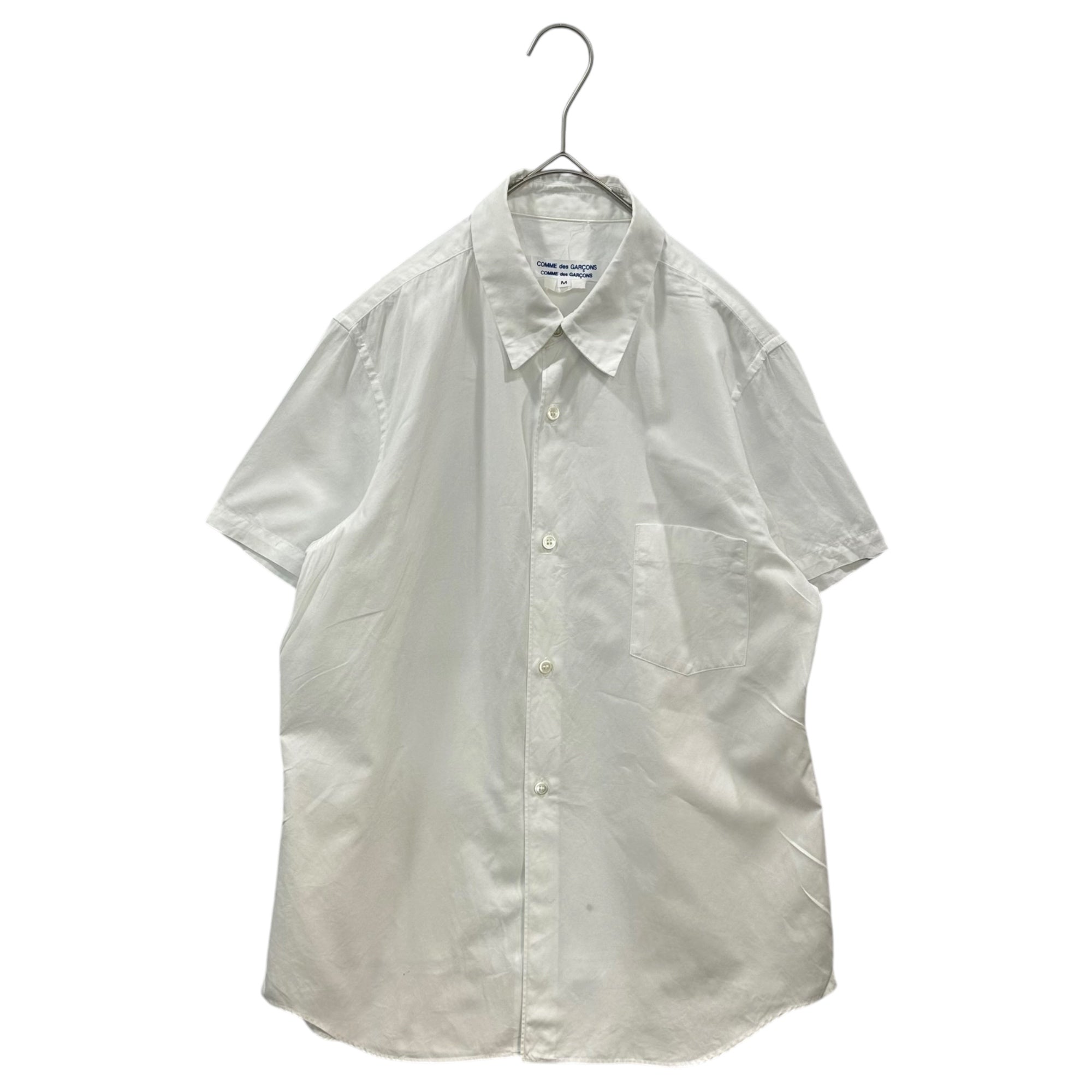 COMME des GARCONS COMME des GARCONS(コムデギャルソンコムデギャルソン) 07SS Cotton S/S Shirt コットン 半袖 シャツ RU-B003 M ホワイト AD2006