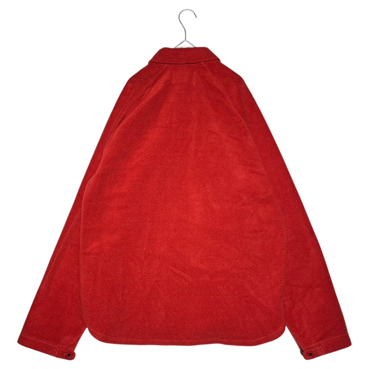 WHIMSY(ウィムジー) 22AW FLEECE RAGLAN POLO SHIRT フリース ラグラン ポロシャツ WMS-22AW-008 M レッド