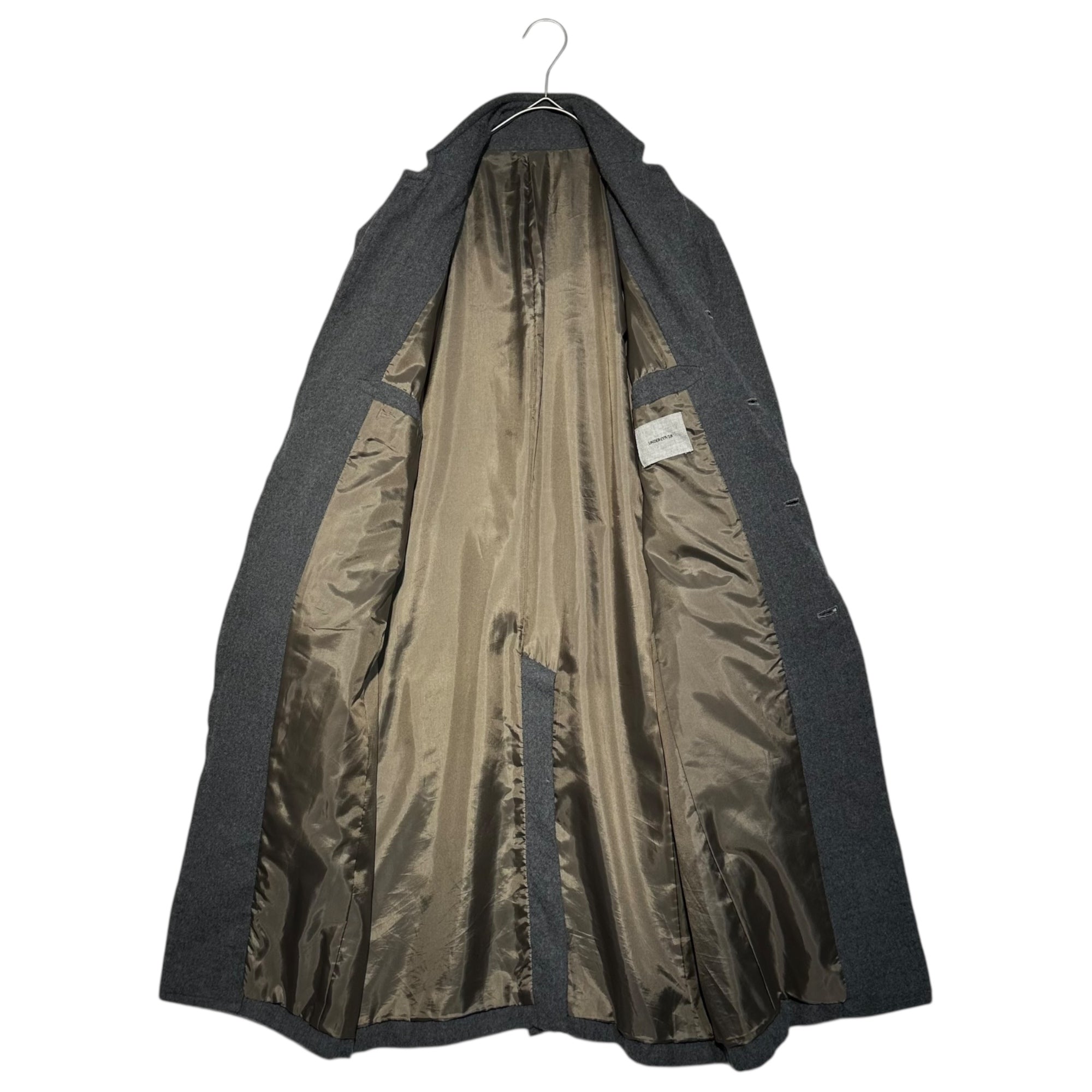 UNDERCOVER(アンダーカバー) 16AW Store exclusive frizzy long jacket chester coat 店舗限定 縮絨 ロング ジャケット チェスター コート UCR9301 2(M程度) グレー×キャメル