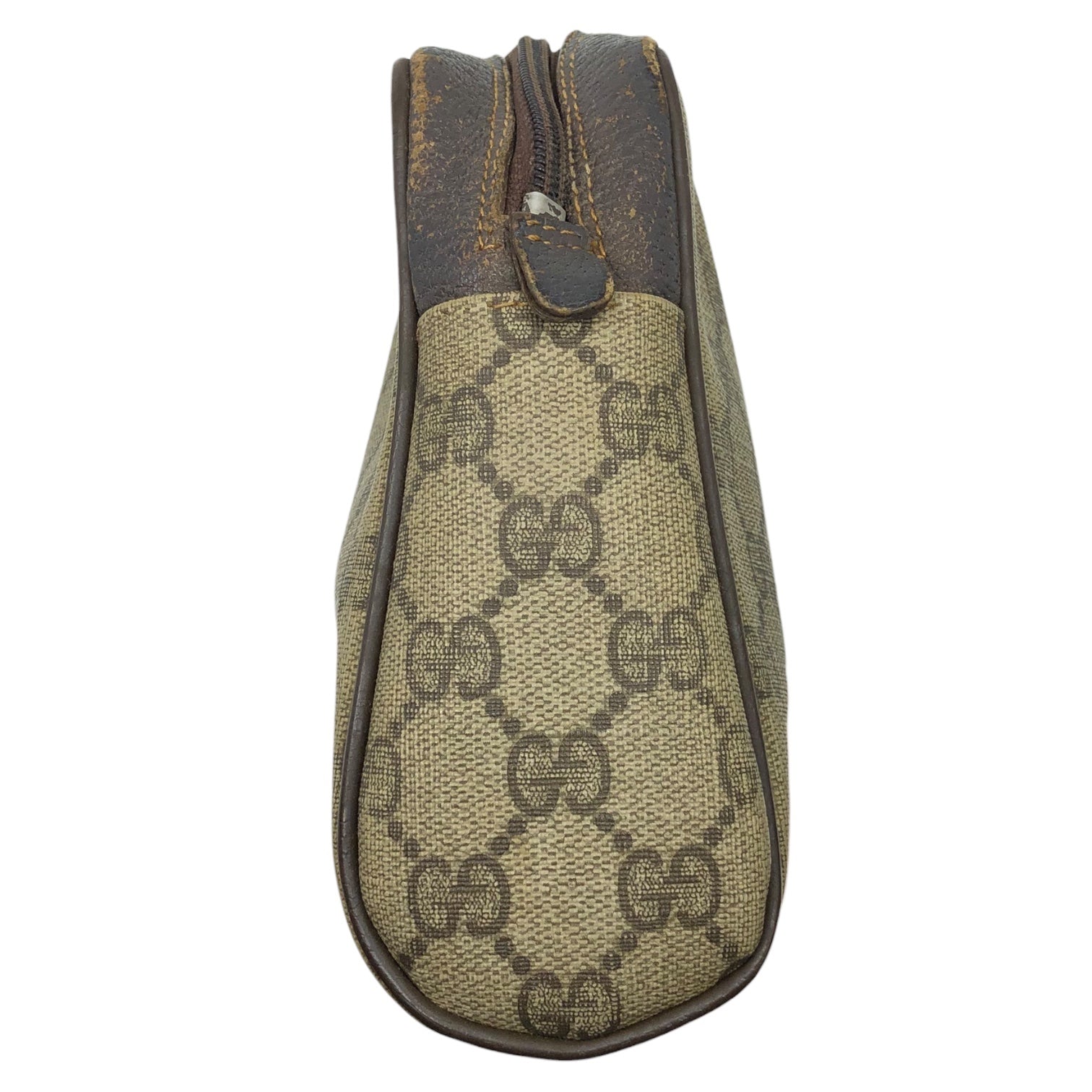 GUCCI(グッチ) Sherry line GG canvas clutch bag シェリーライン GG キャンバス クラッチ バッグ 010・373. ベージュ OLD GUCCI セカンド ポーチ