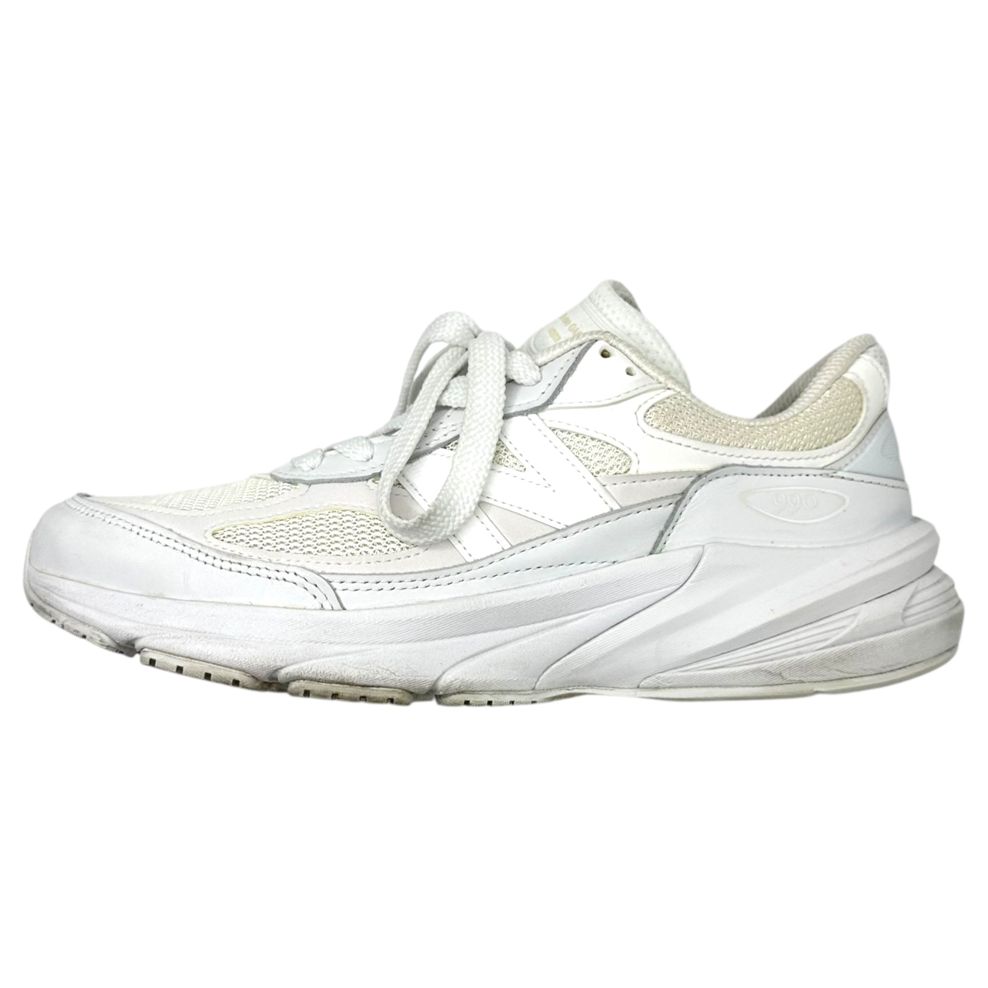 COMME des GARCONS HOMME × NEW BALANCE(コムデギャルソンオム × ニューバランス) Made in USA 990v6 ローカット メッシュ スニーカー U990CD6 27.0cm ホワイト