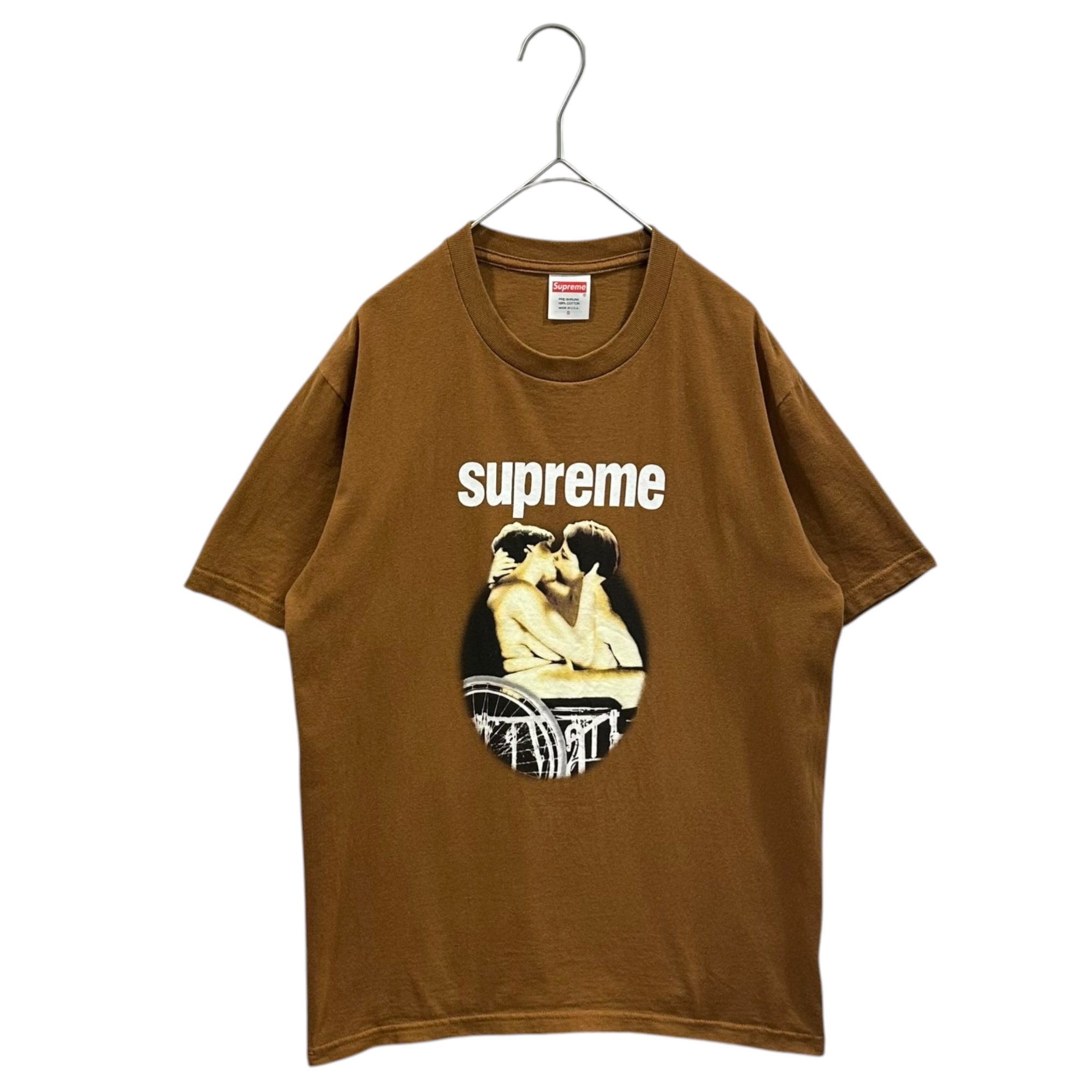 SUPREME(シュプリーム) 2023SS Kiss Tee キス Tシャツ S ブラウン ロゴ