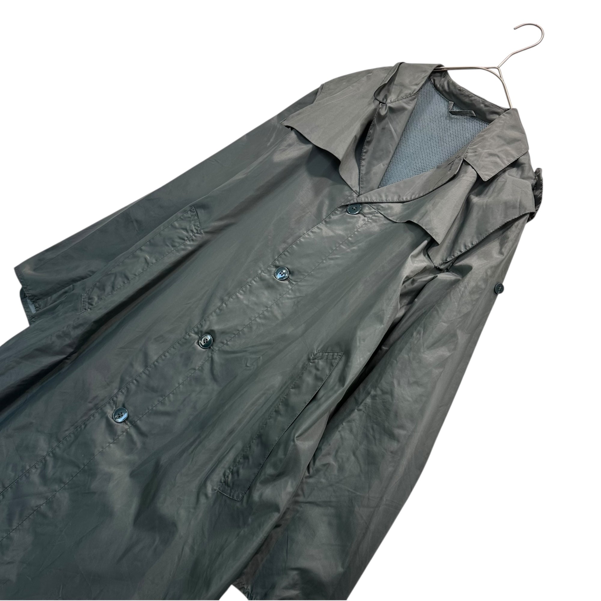 SWISS MILITARY(スイス軍) 80's Packsible Rain Coat パッカブル レイン コート 46(M程度) オリーブ 80年代 ヴィンテージ 1982年 ミリタリー チェスターコート