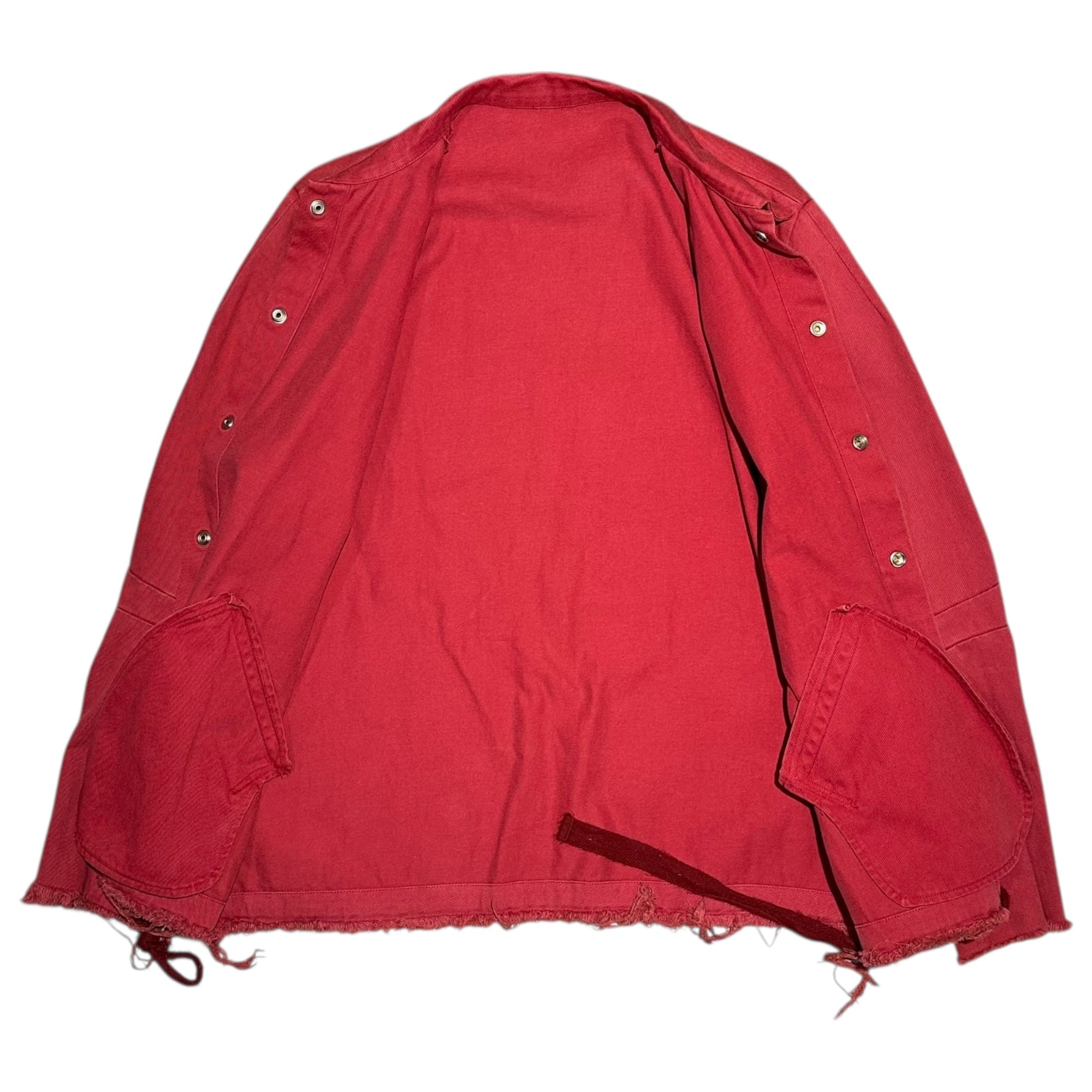 UNDERCOVER(アンダーカバー) 94SS Masterpiece Frayed Coach Jacket 名作 オリジナル ほつれ コーチ ジャケット FREE レッド 90's 90年代 アーカイブ