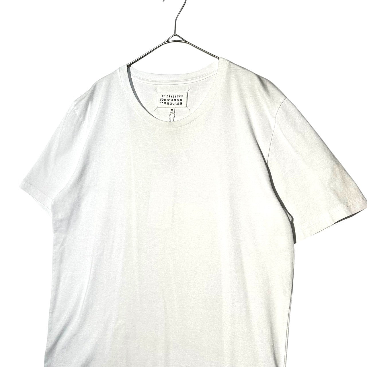 MAISON MARGIELA(メゾンマルジェラ) 20SS Crew Neck S/S T-Shirt クルーネック 半袖 Tシャツ S30GC0640 46(S程度) ホワイト 無地