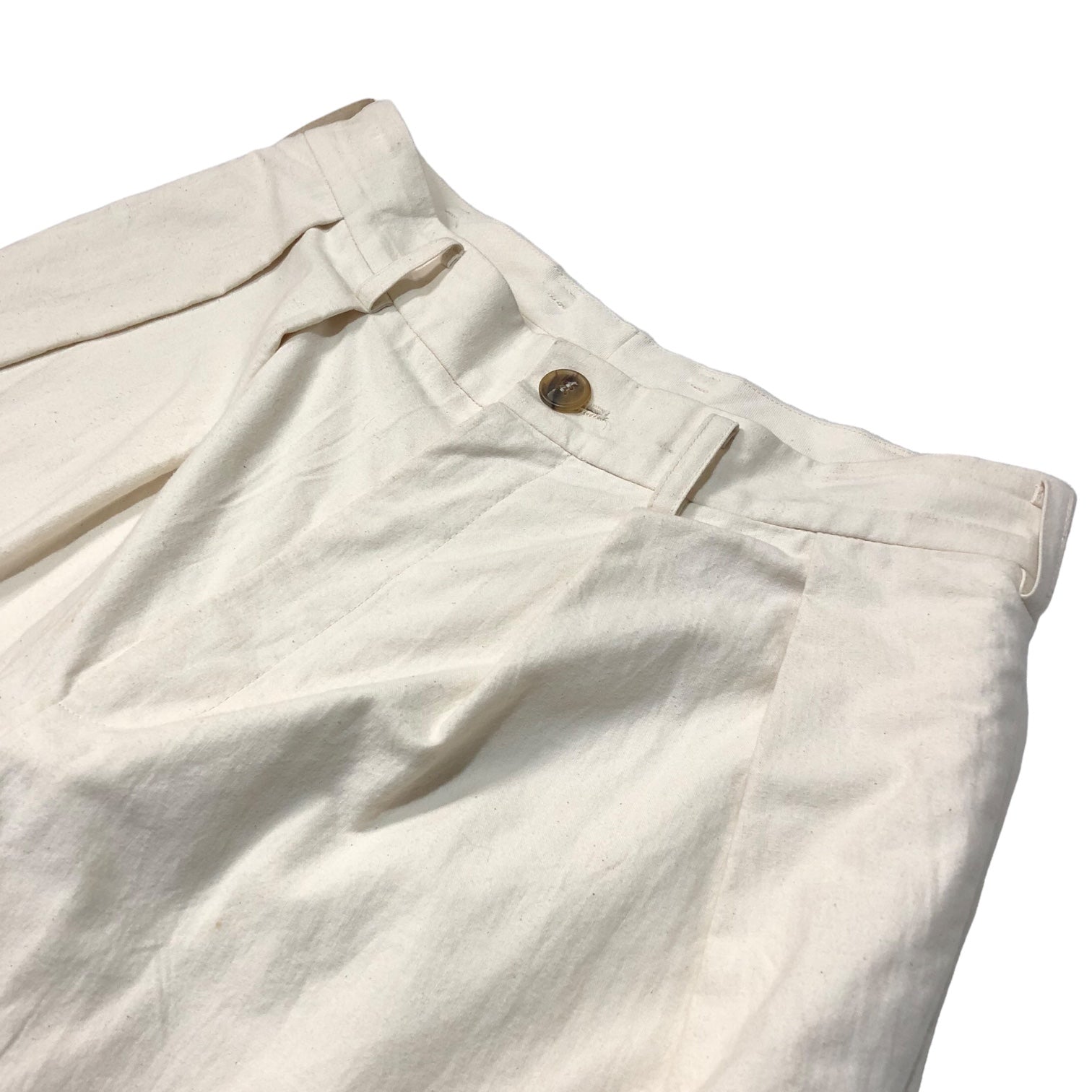 POLYPLOID(ポリプロイド) wide tapered pants ワイドテーパードパンツ 05-A-07 2(M) オフホワイト