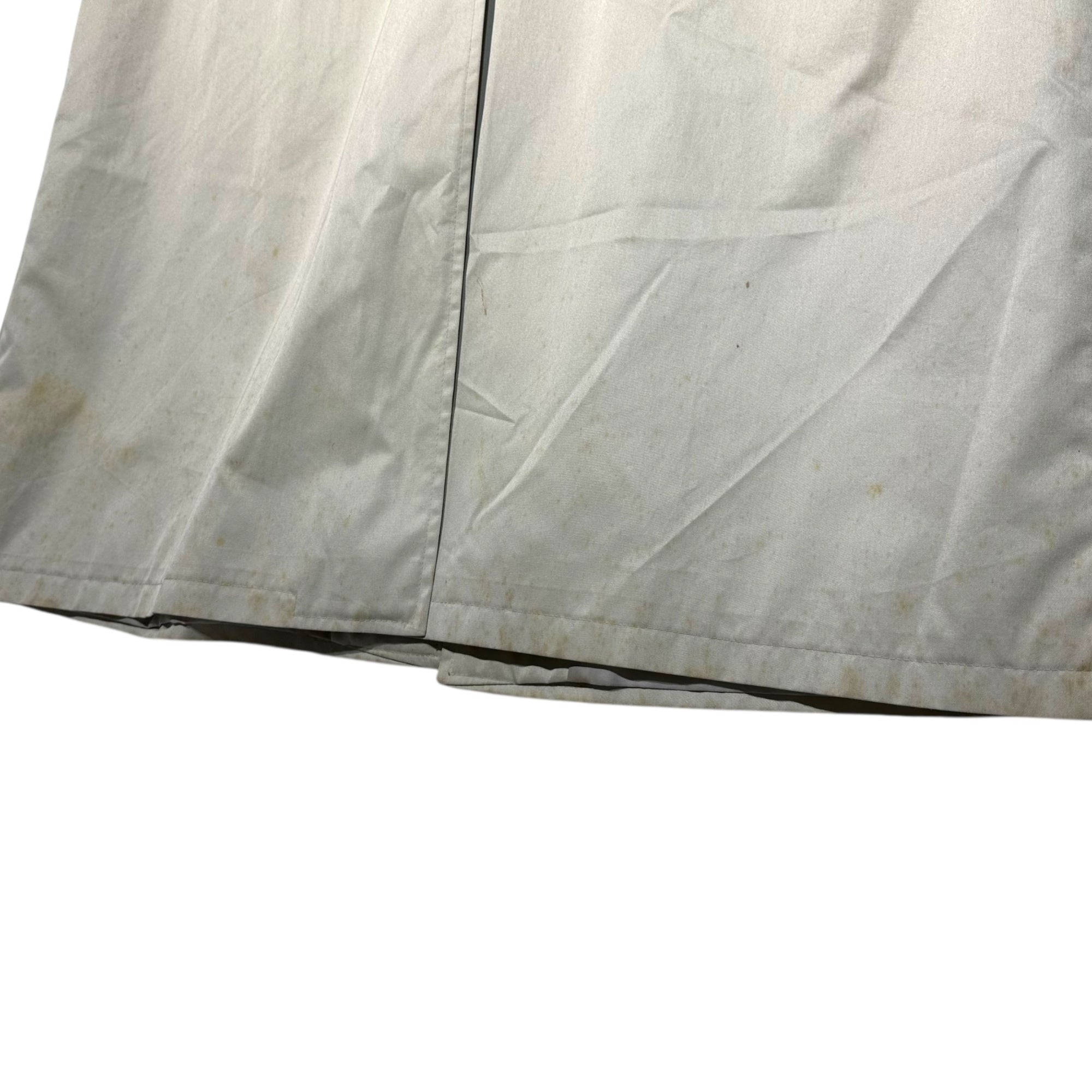 Euro vintage(ヨーロッパヴィンテージ) 70's~ trench over coat トレンチオーバーコート 42(L~XL程度) ペールグリーン / 色褪せ・小シミ有