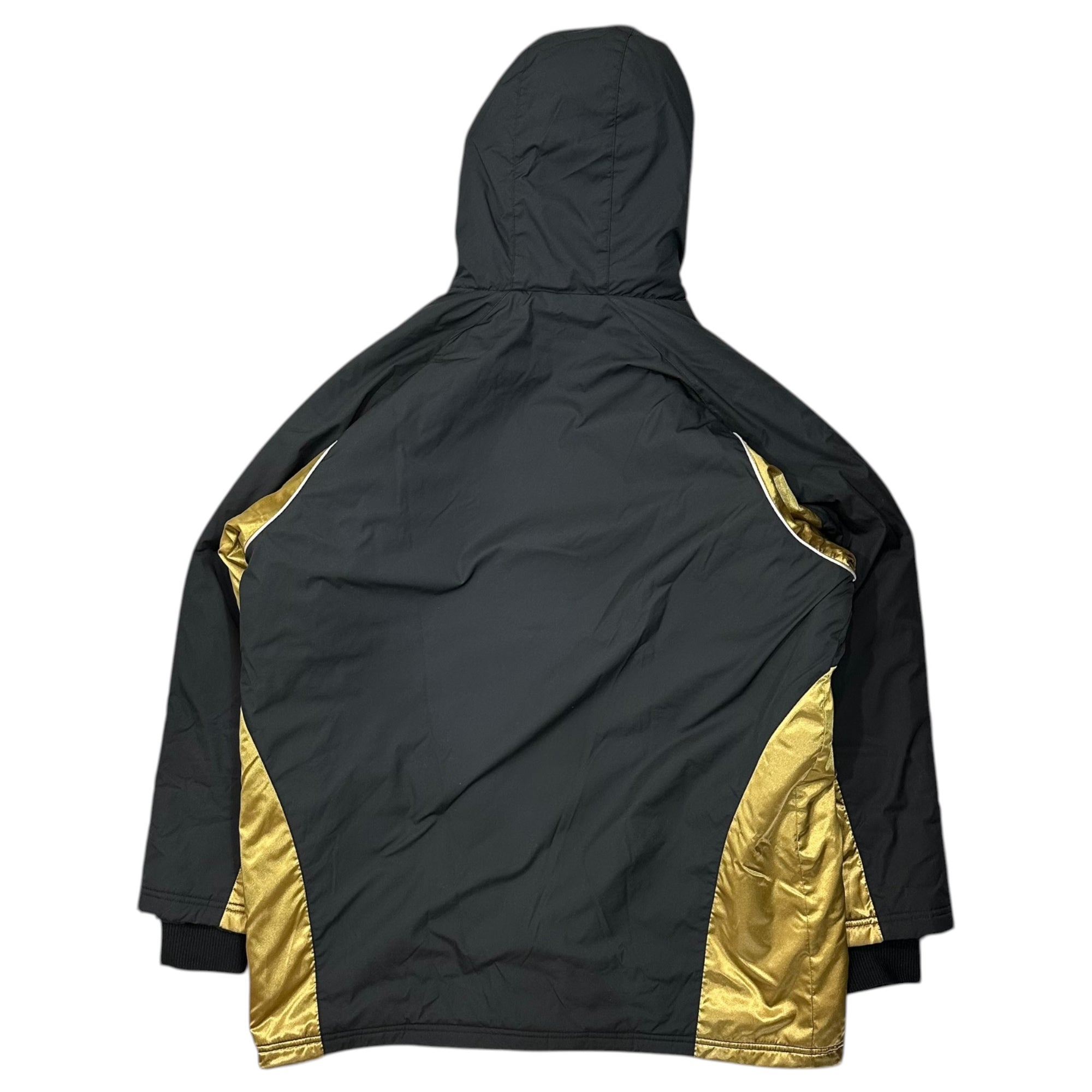F.C.Real Bristol FCRB(エフシーレアルブリストル) CLIMA-FIT Padded Hooded Jacket 中綿 フーデッド ジャケット F1 SN1 S ブラック×ゴールド