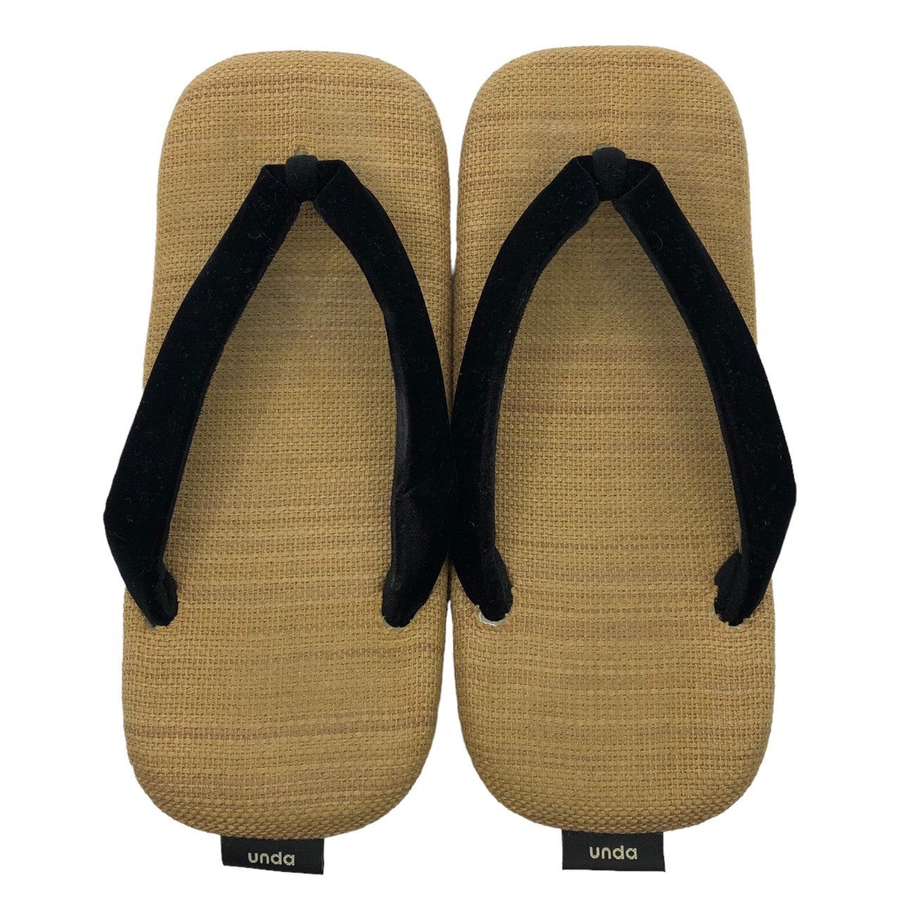 goyemon(ゴエモン) 雪駄×スニーカー「unda-雲駄-」/ SETTA × SNEAKER “ unda ” M ナチュラル×ブラック 箱付 サンダル