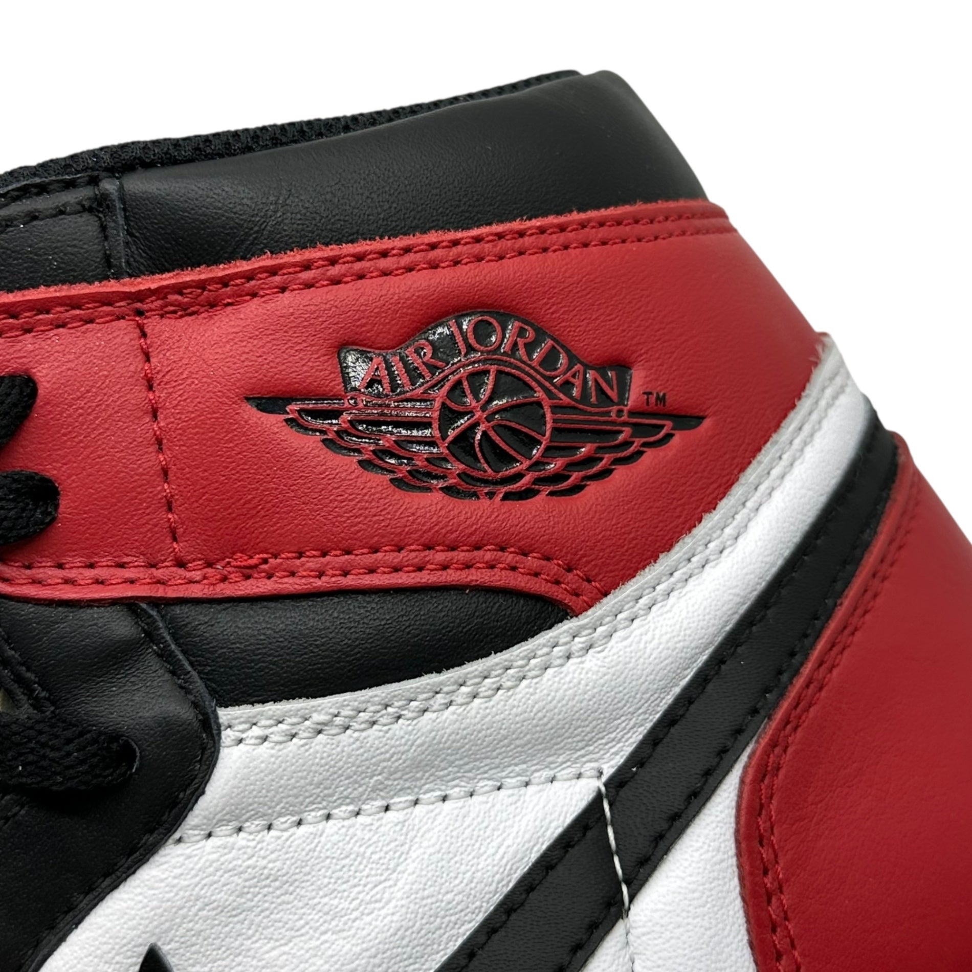 NIKE(ナイキ) Air Jordan 1 Retro High OG エア ジョーダン 1 レトロ つま黒 555088-125 30cm ホワイト×レッド×レッド ハイカット スニーカー