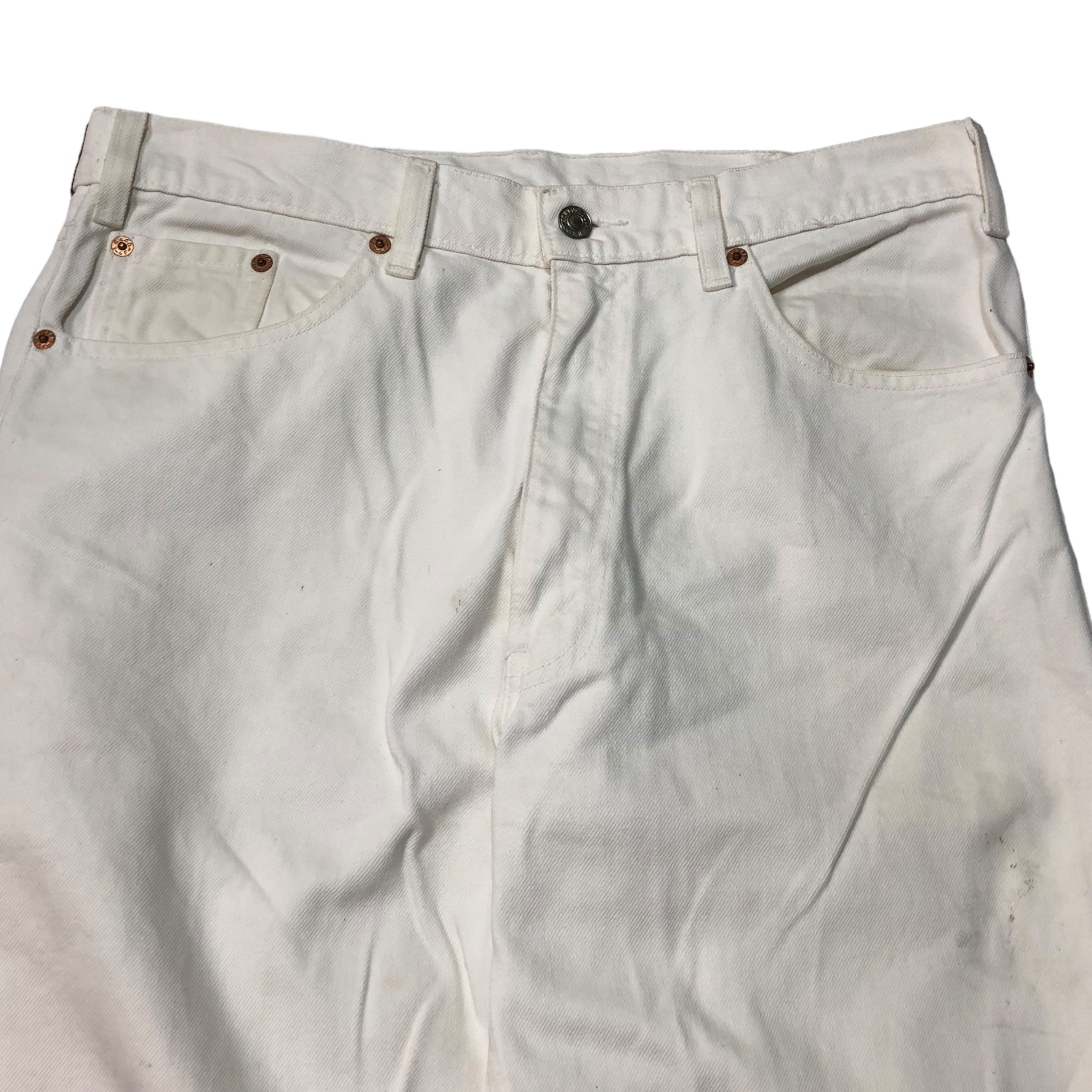 Levi's(リーバイス) 80's straight white denim pants ストレート ホワイト デニム パンツ 525-03 W34 ホワイト ヴィンテージ 80年代