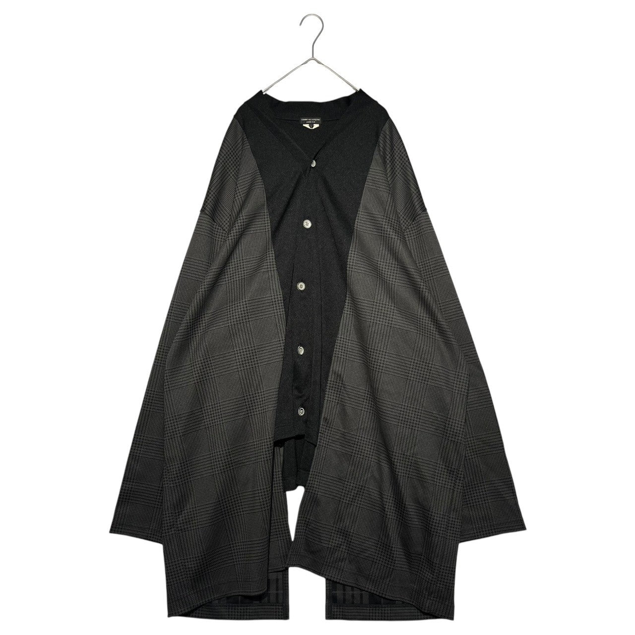 COMME des GARCONS HOMME PLUS(コムデギャルソンオムプリュス) 21AW DARKROOM期 docking cardigan ダークルーム ドッキング カーディガン PH-T002 L ブラック AD2021