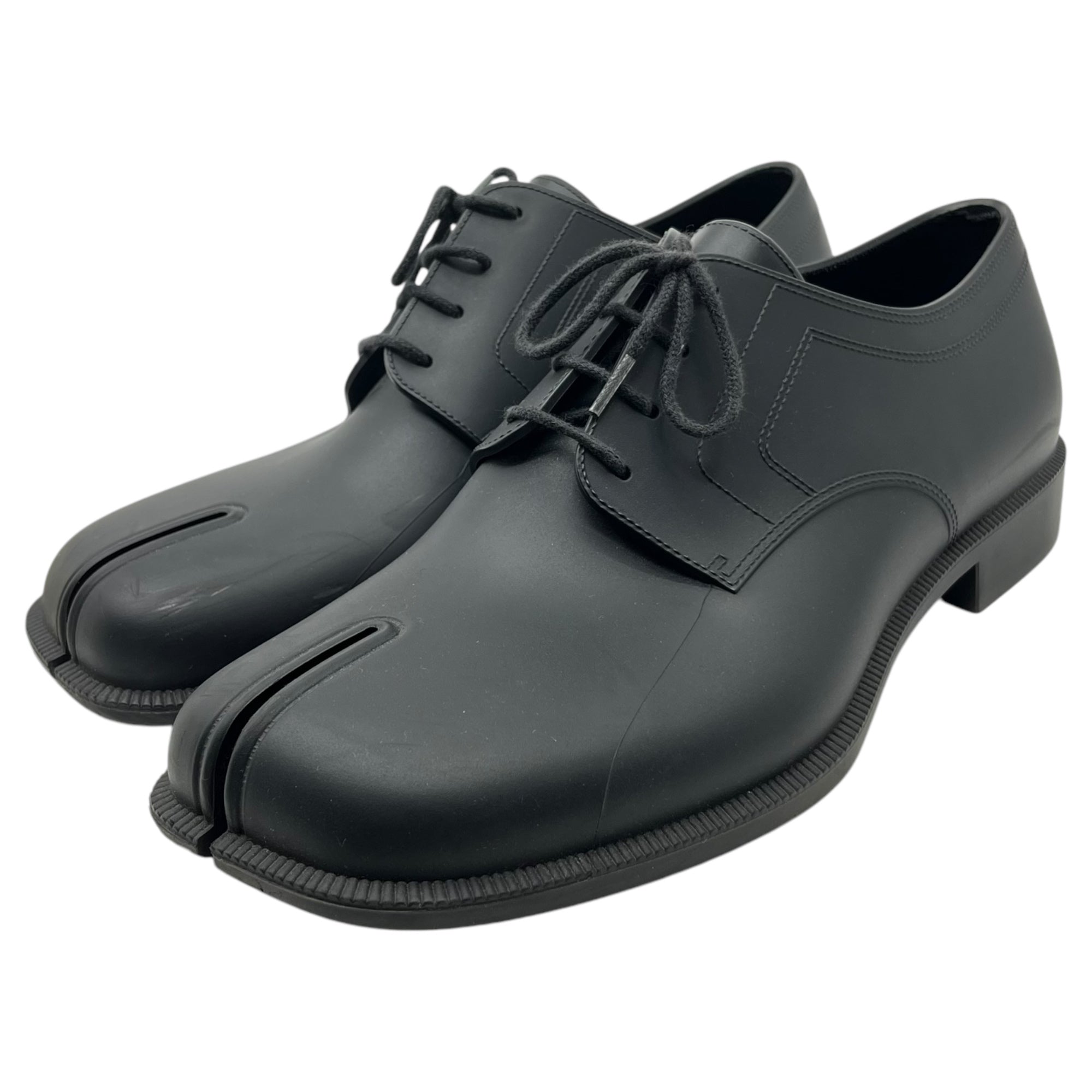 MAISON MARGIELA(メゾンマルジェラ) TABI Rubber dress shoes 足袋 ラバー ドレス シューズ S58WQ0125 40(26cm程度) ブラック ローカット タビ