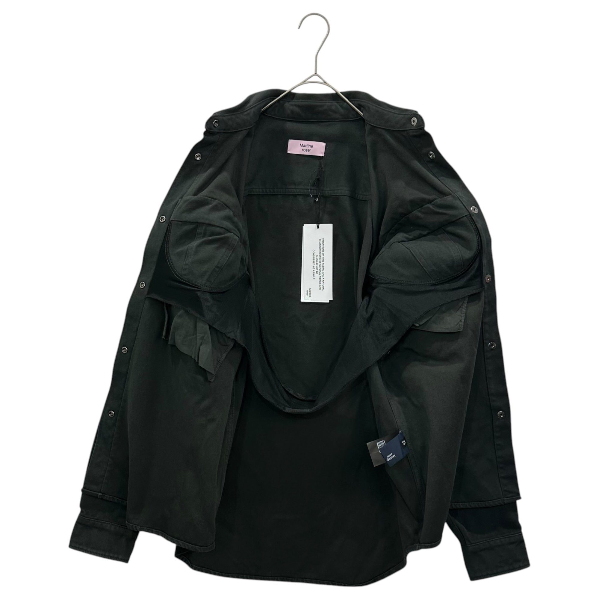 MARTIN ROSE(マーティンローズ) 24AW BUMBAG SHIRT ブンバグ シャツ 484WP22414 XS ダークグリーン