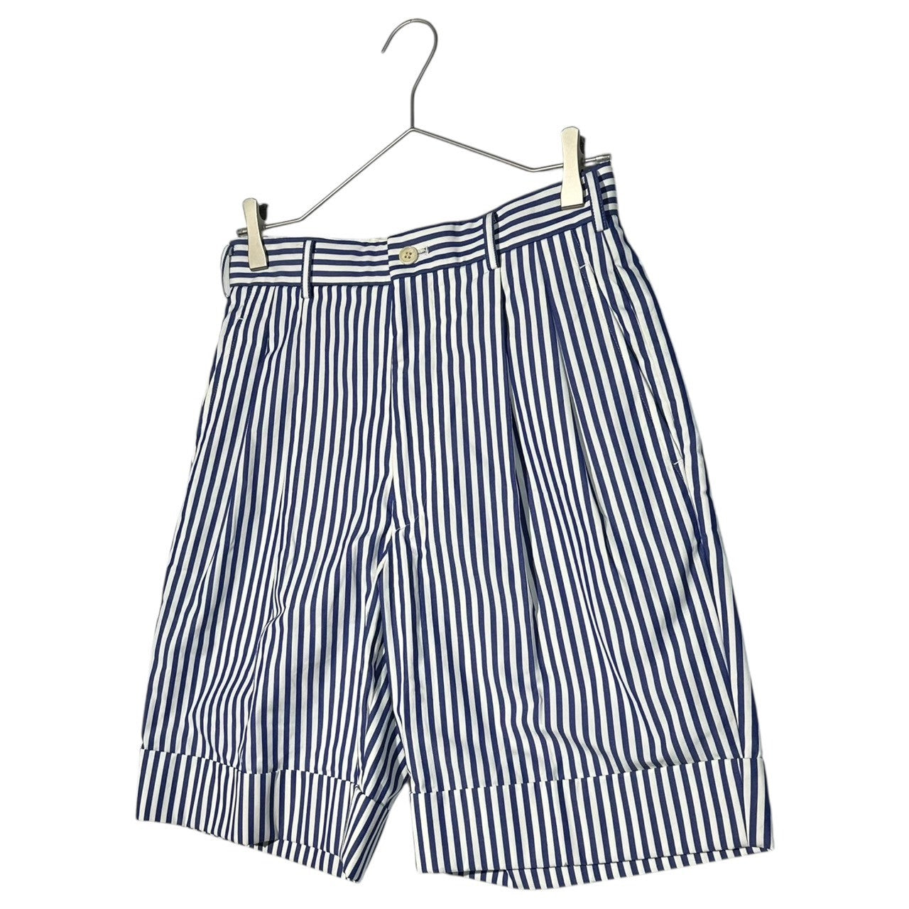 COMME des GARCONS GIRL(コムデギャルソンガール) 24SS Stripe half pants ストライプ ハーフ パンツ NM-P009 XS ホワイト AD2023 ショーツ ショート