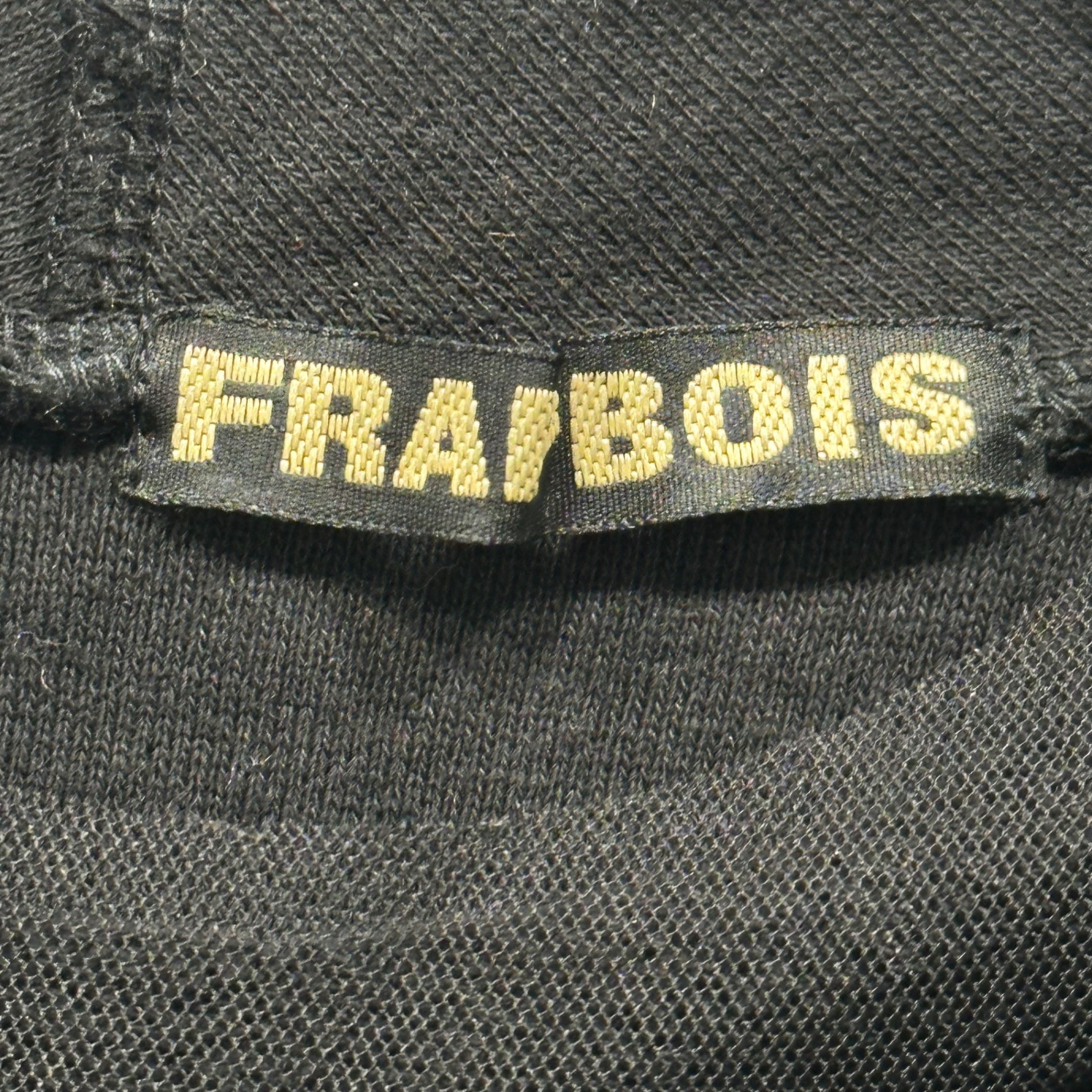 FRAPBOIS(フラボア) Tulle layered French sleeve top チュール レイヤード フレンチスリーブ カットソー B1543UT 206 1(S程度) ブラック