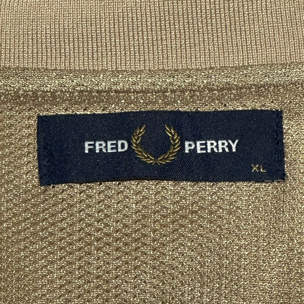 FRED PERRY(フレッドペリー) Logo Embroidery Stretch Swing Top ロゴ 刺繍 ストレッチ スイングトップ FZ2676 XL ベージュ ブルゾン ジャケット