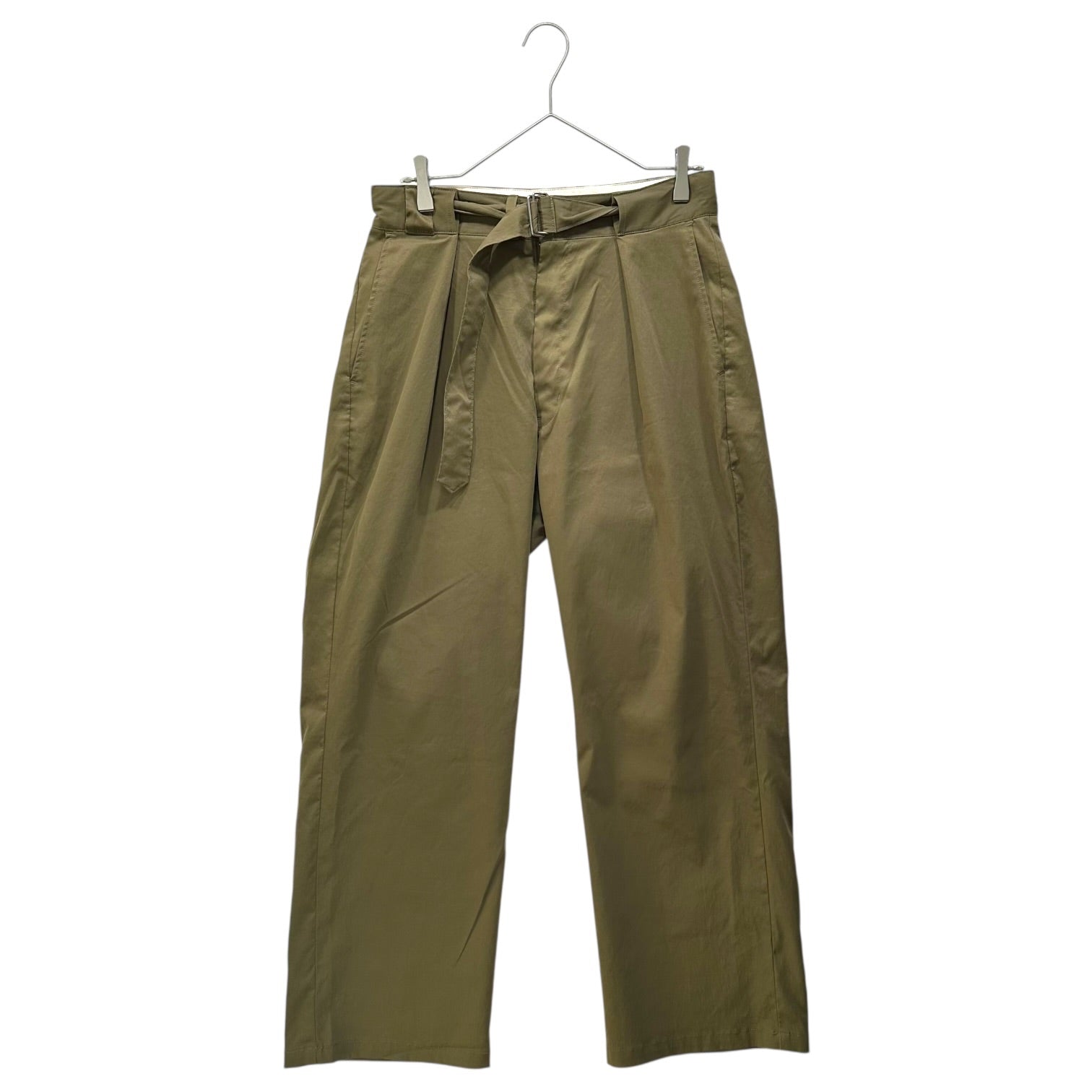 marka(マーカ) belted widework pants ベルテッド ワイドワーク パンツ M16D-24PT02C 1(S程度) カーキ